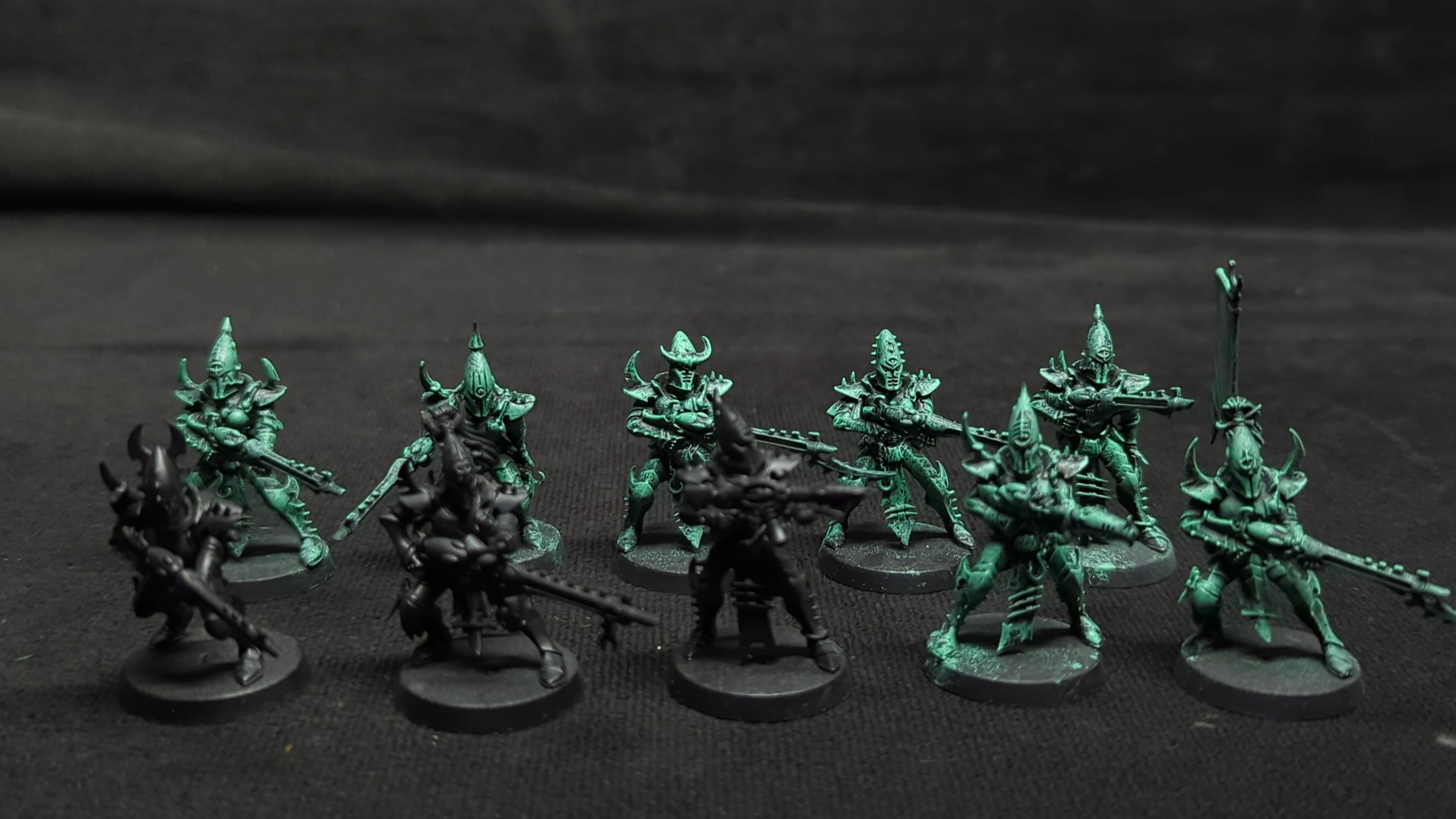 Warhammer 40k Drukhari Kabalite Warriors x10 Painted