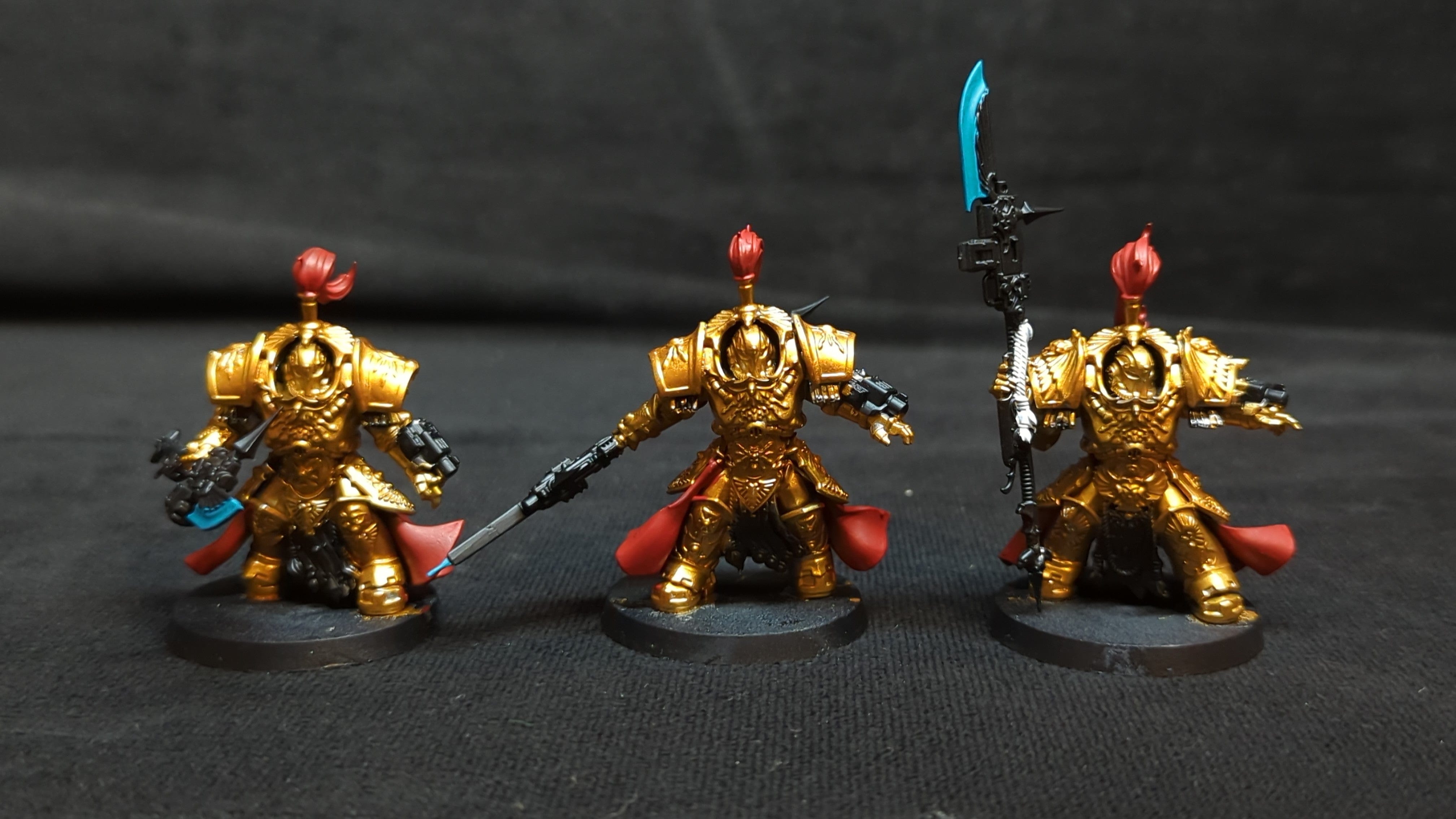 Warhammer 40k Adeptus Custodes Allarus Custodian x3