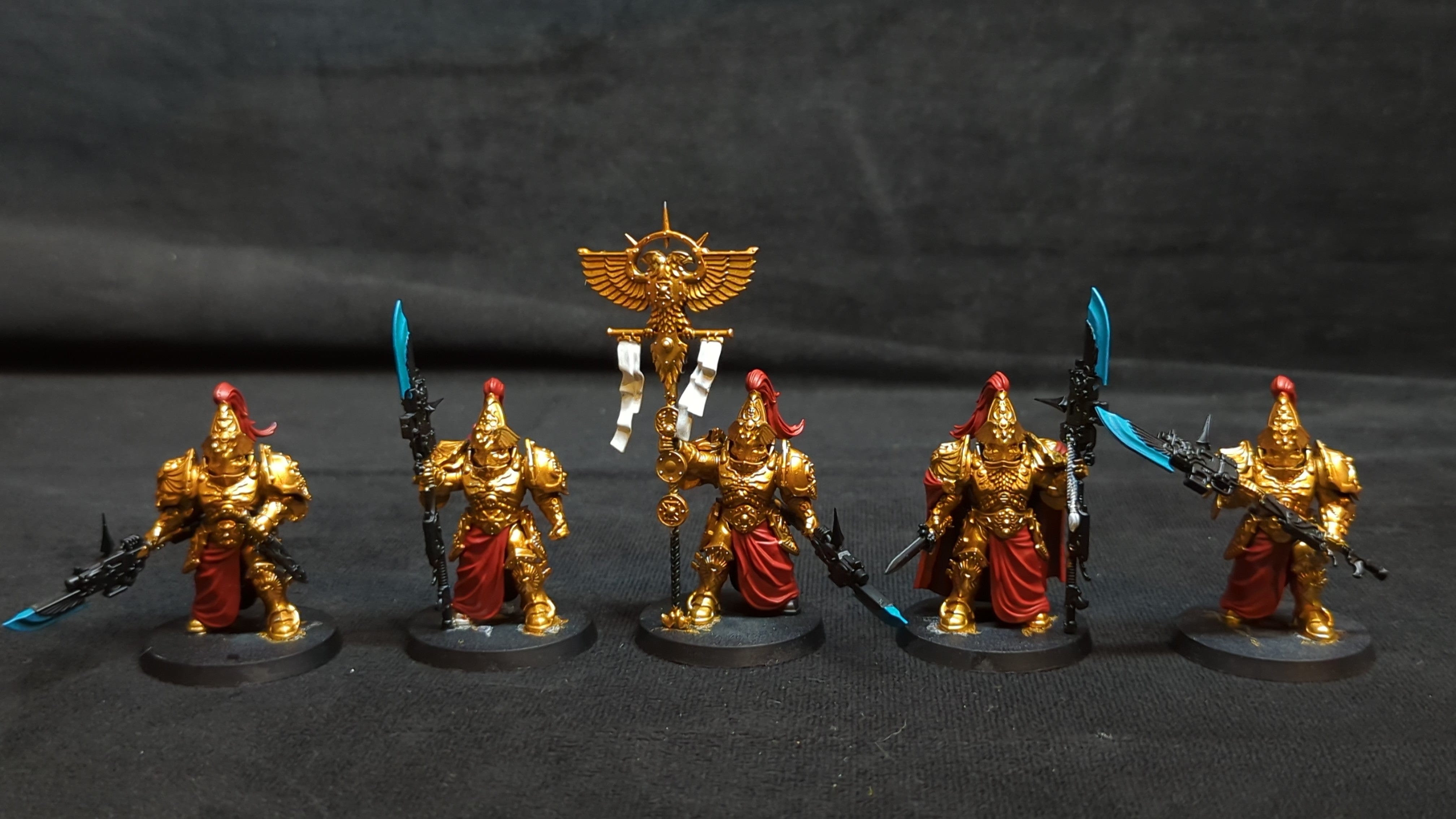 Warhammer 40k Adeptus Custodes Custodian Wardens x5