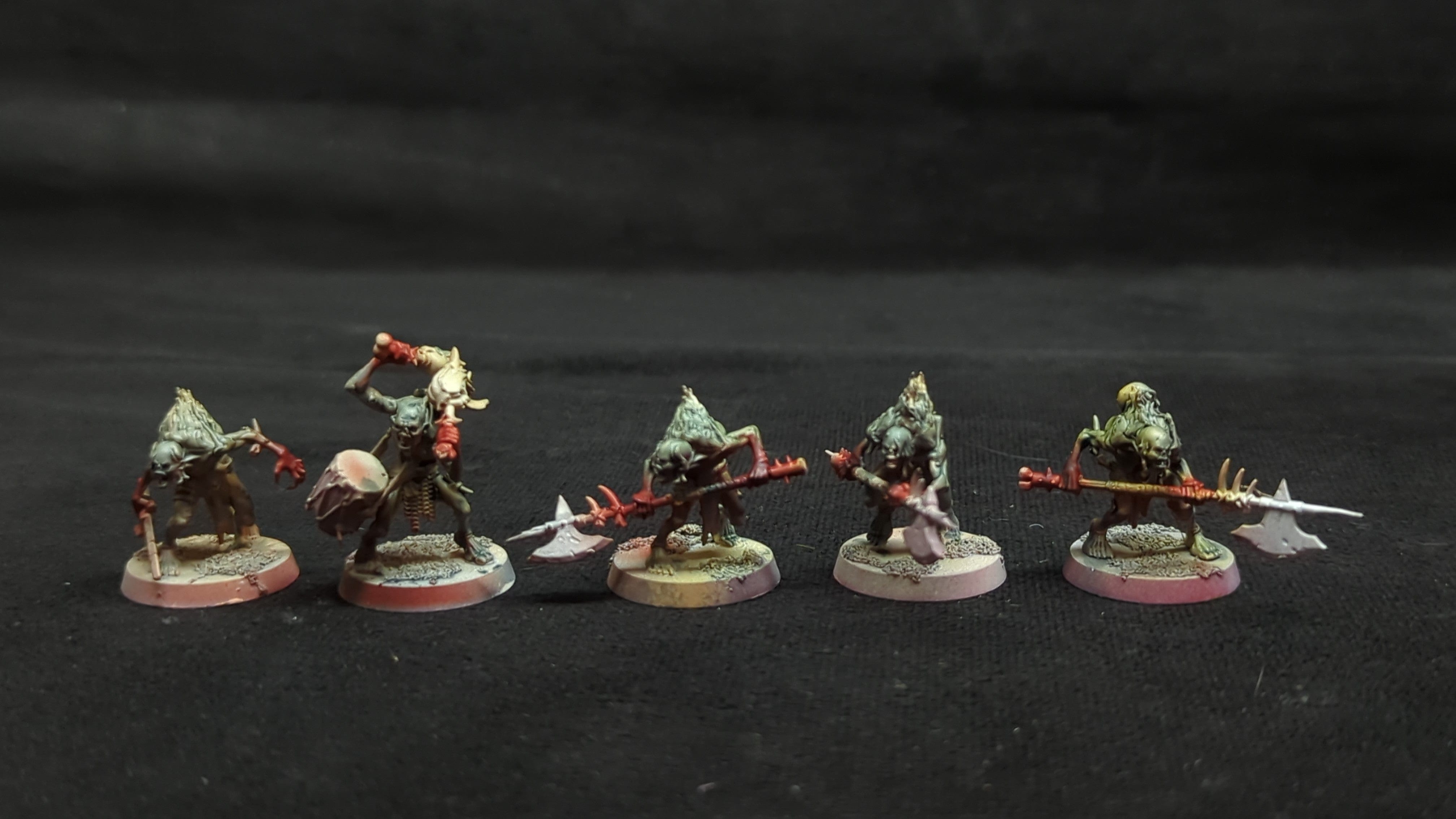 Age of Sigmar Flesh-eater Courts Cryptguard x5 Painted