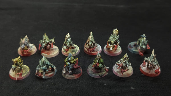 Age of Sigmar Flesh-eater Courts Crypt Ghouls x12 Painted