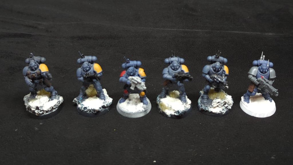 Warhammer 40k Space Marines Infiltrators x6 Painted