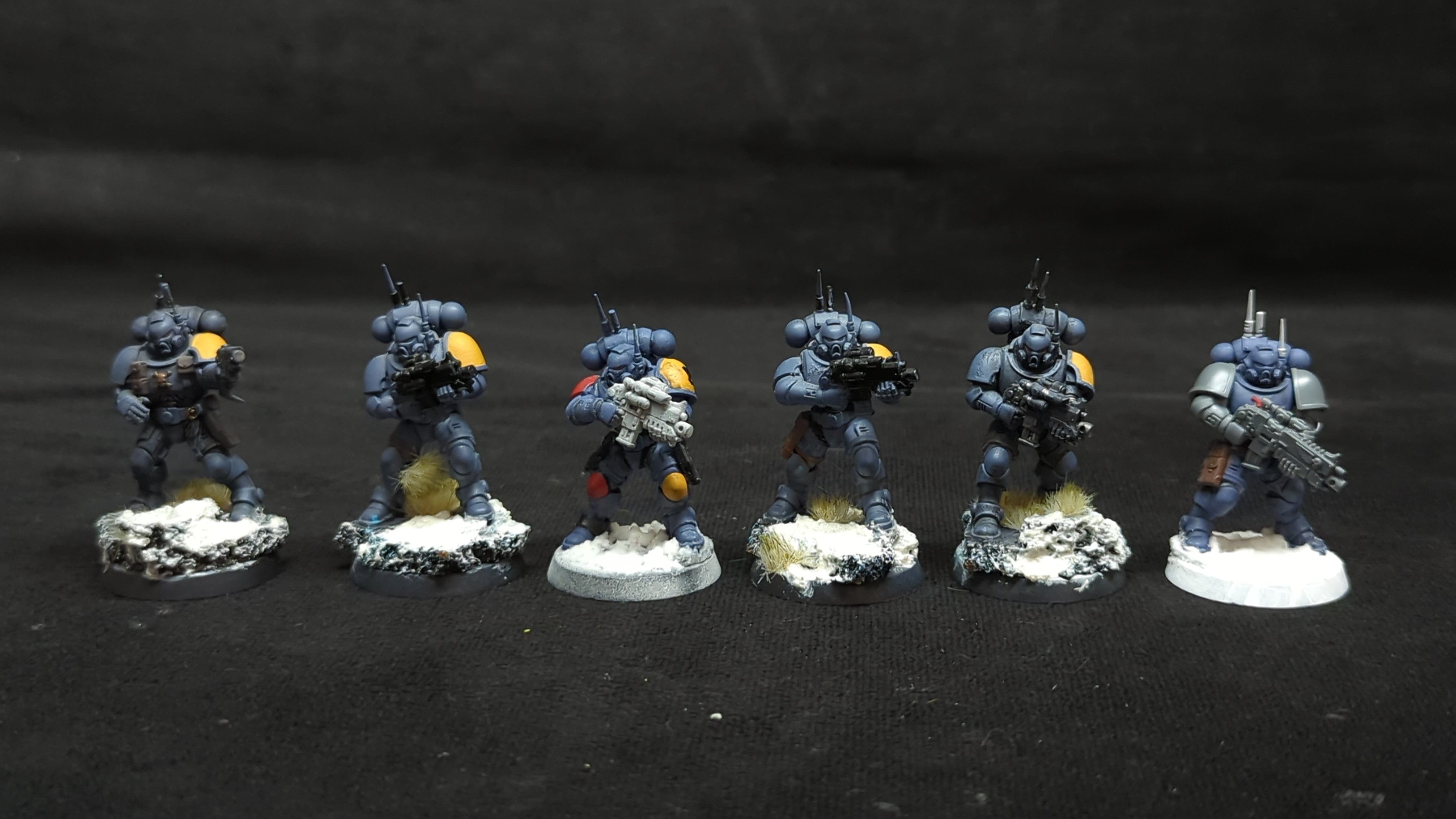 Warhammer 40k Space Marines Infiltrators x6 Painted