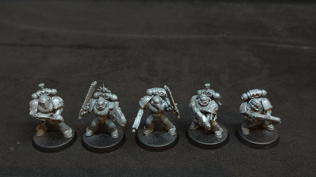 Warhammer 40k Space Marines Tactical Squad x5