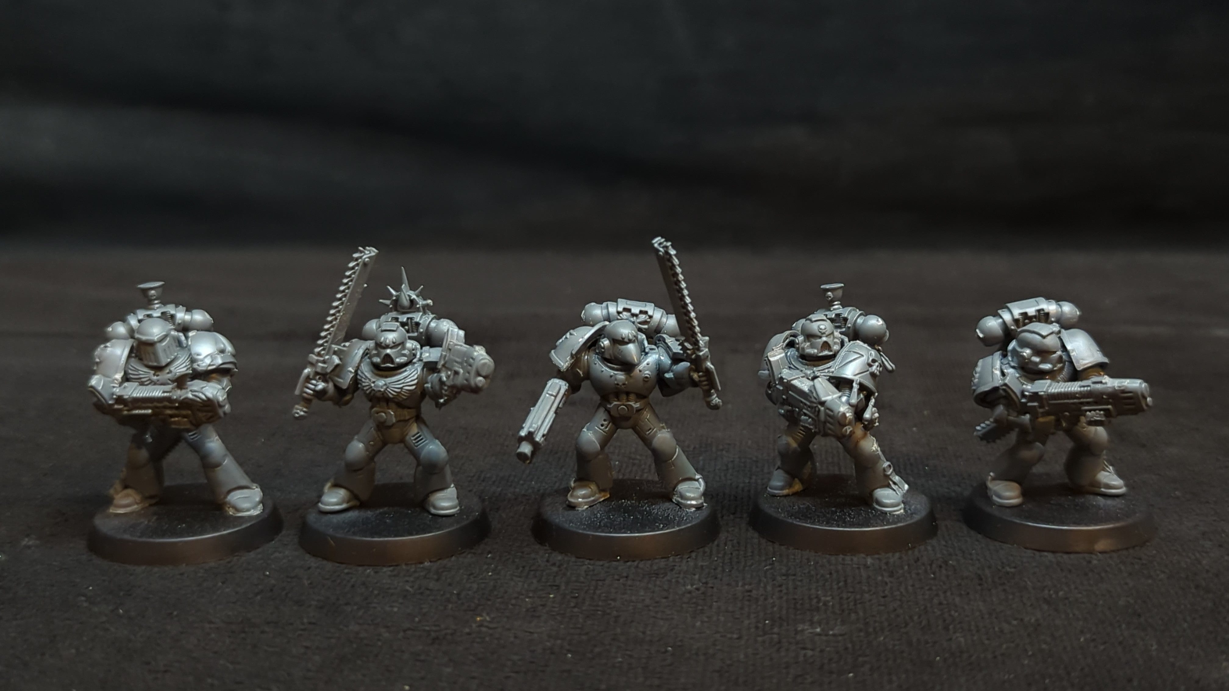 Warhammer 40k Space Marines Tactical Squad x5