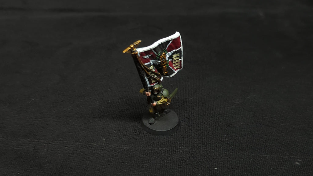 Warhammer 40k Astra Militarum Cadian Standard Bearer x1