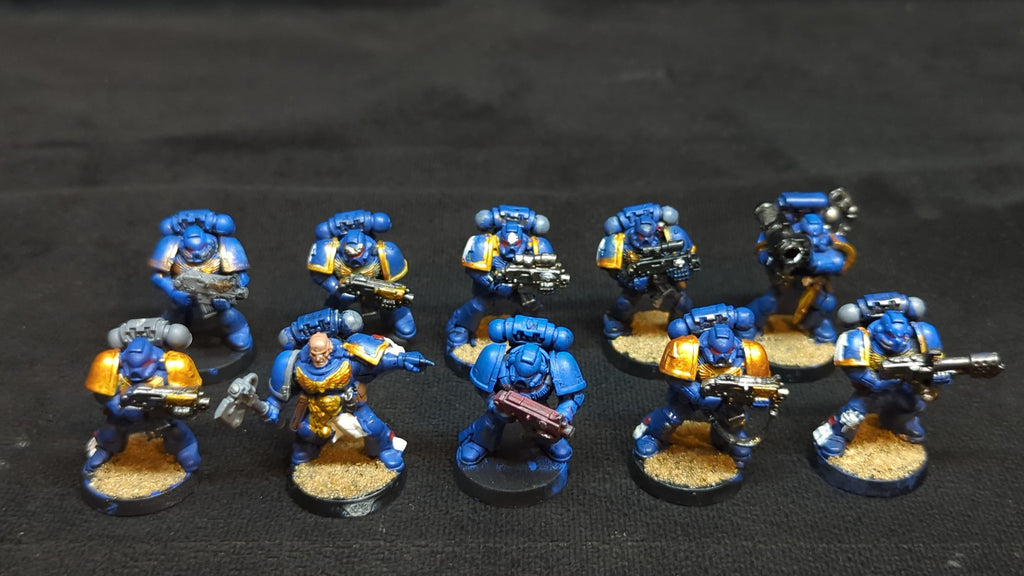 Warhammer 40k Space Marines Tactical Squad x10