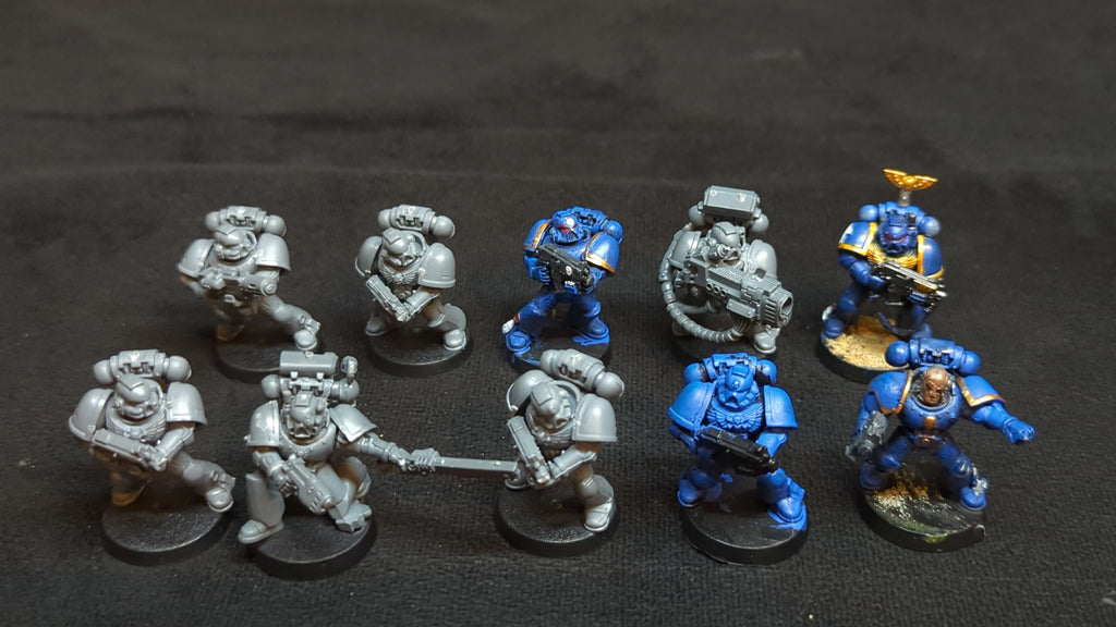 Warhammer 40k Space Marines Tactical Squad x10