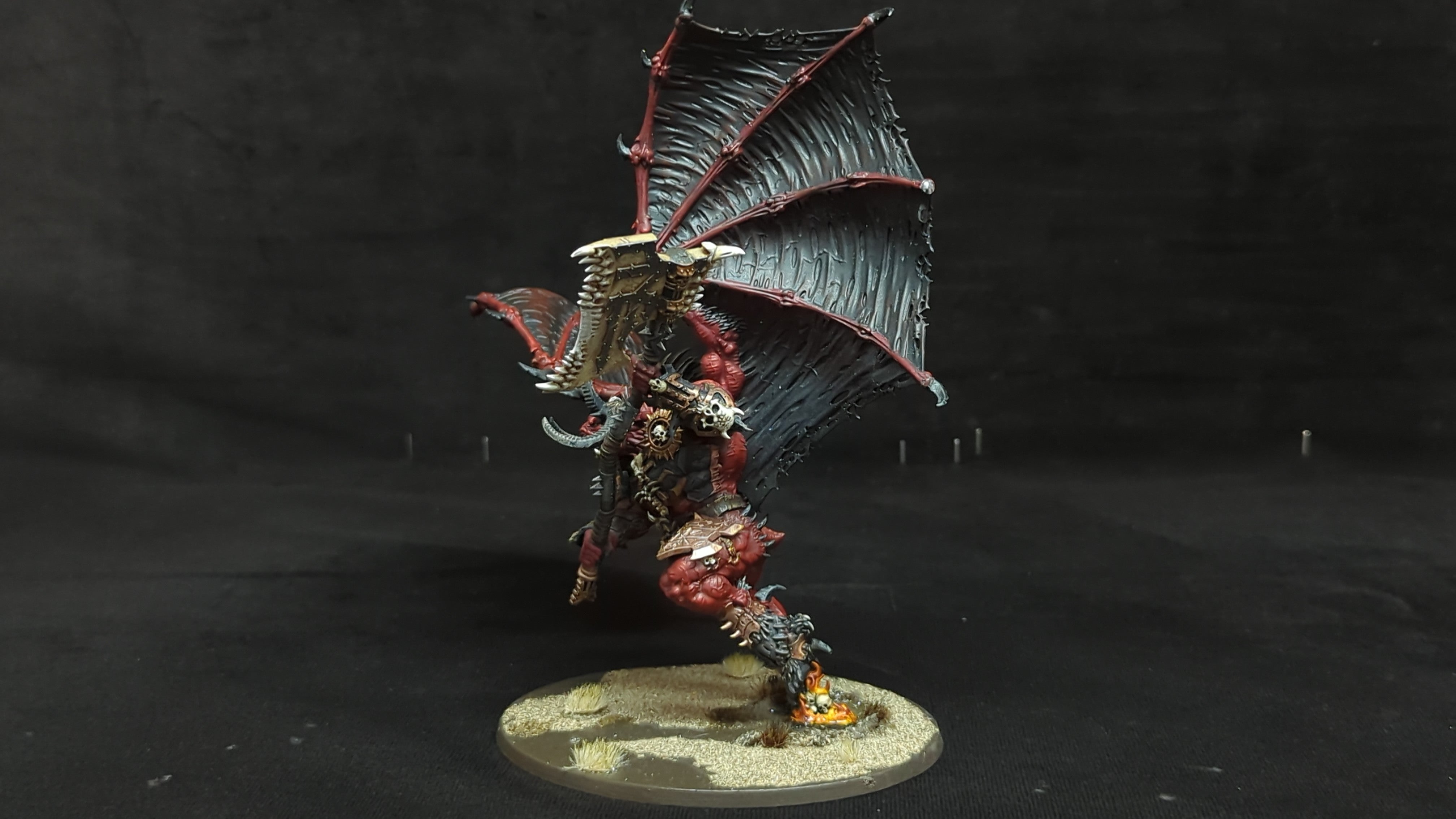 Warhammer Daemons of Khorne Bloodthirster x1 Painted