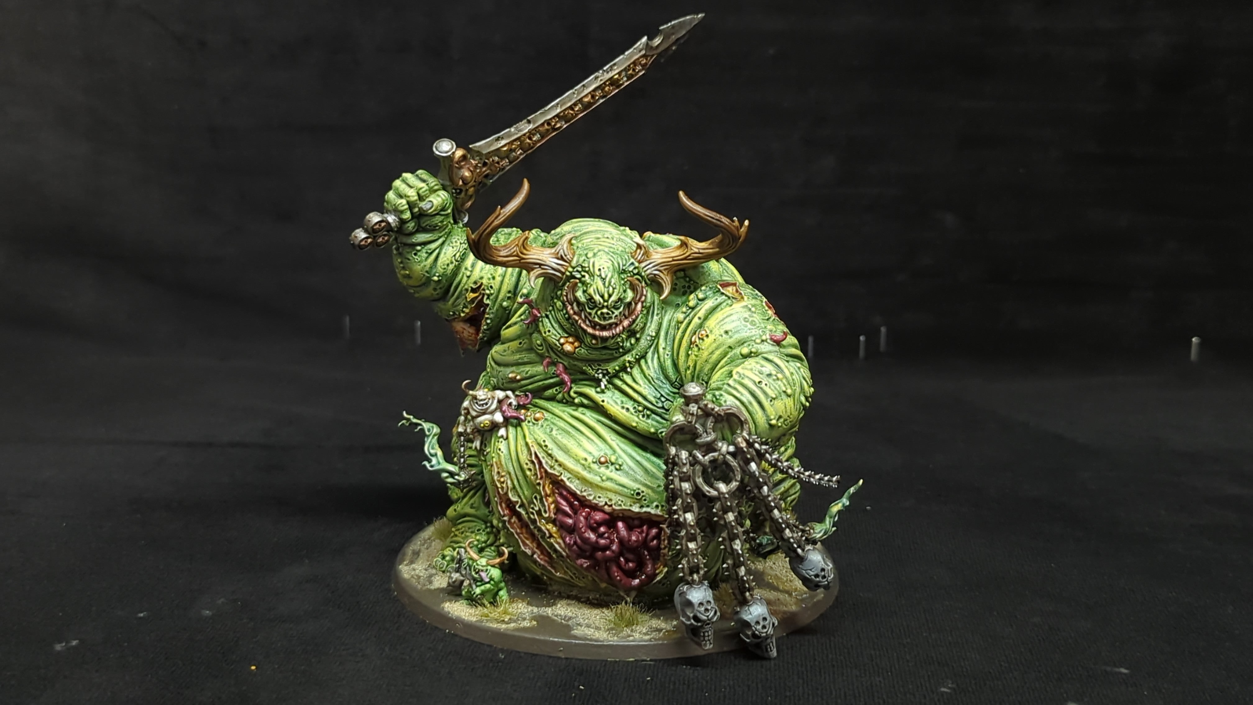 Warhammer Chaos Daemons Great Unclean One x1 Painted