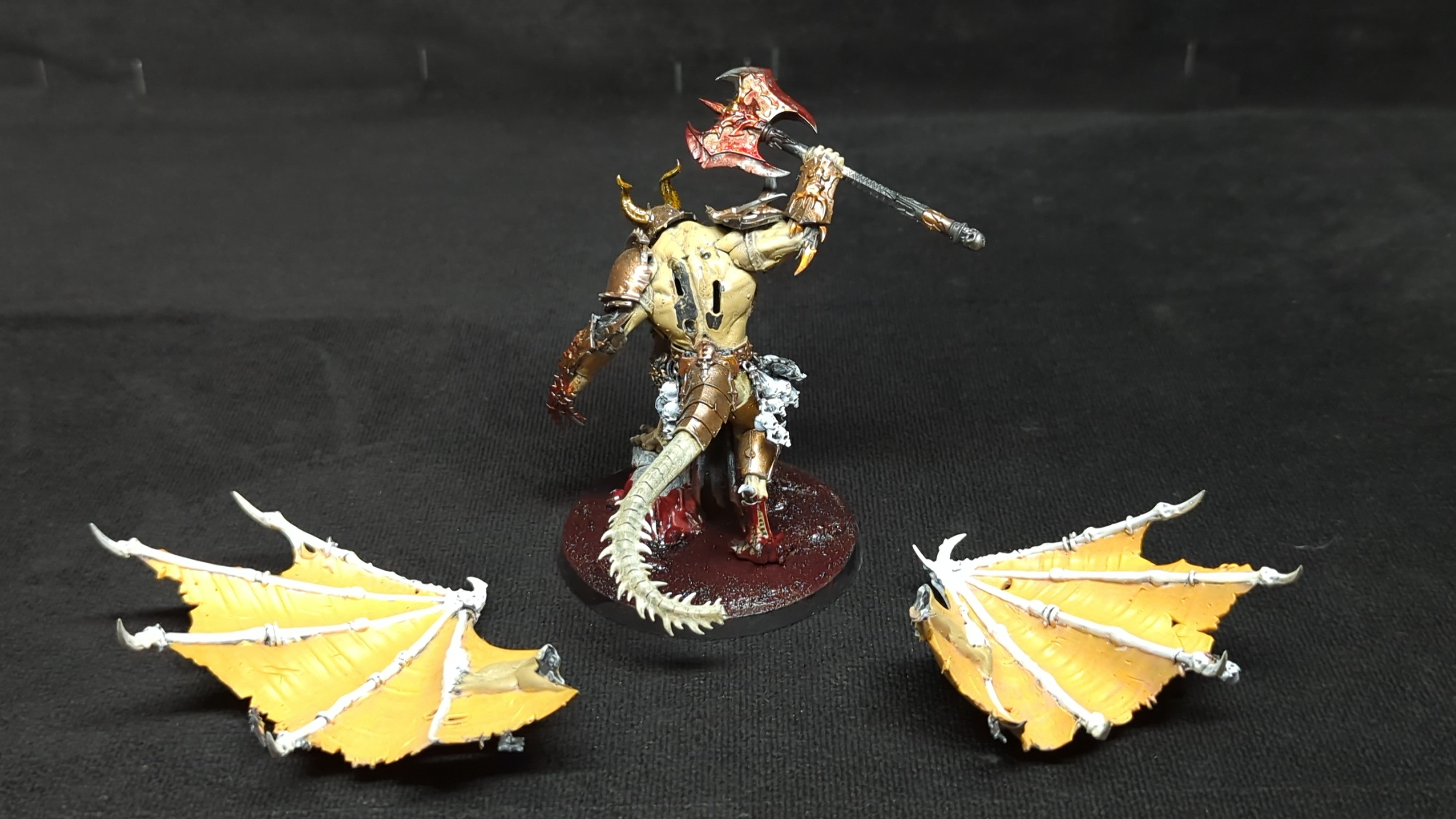 Warhammer 40k Chaos Daemons Daemon Prince (40k & AOS) x1 Painted