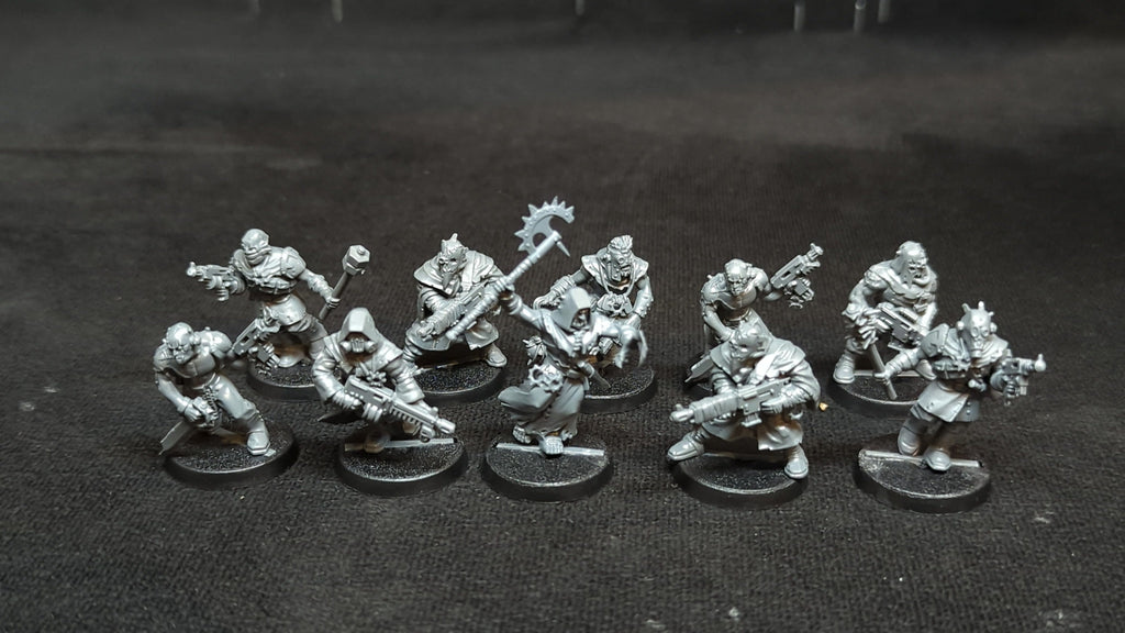 Warhammer 40k Chaos Space Marines Chaos Cultists x10