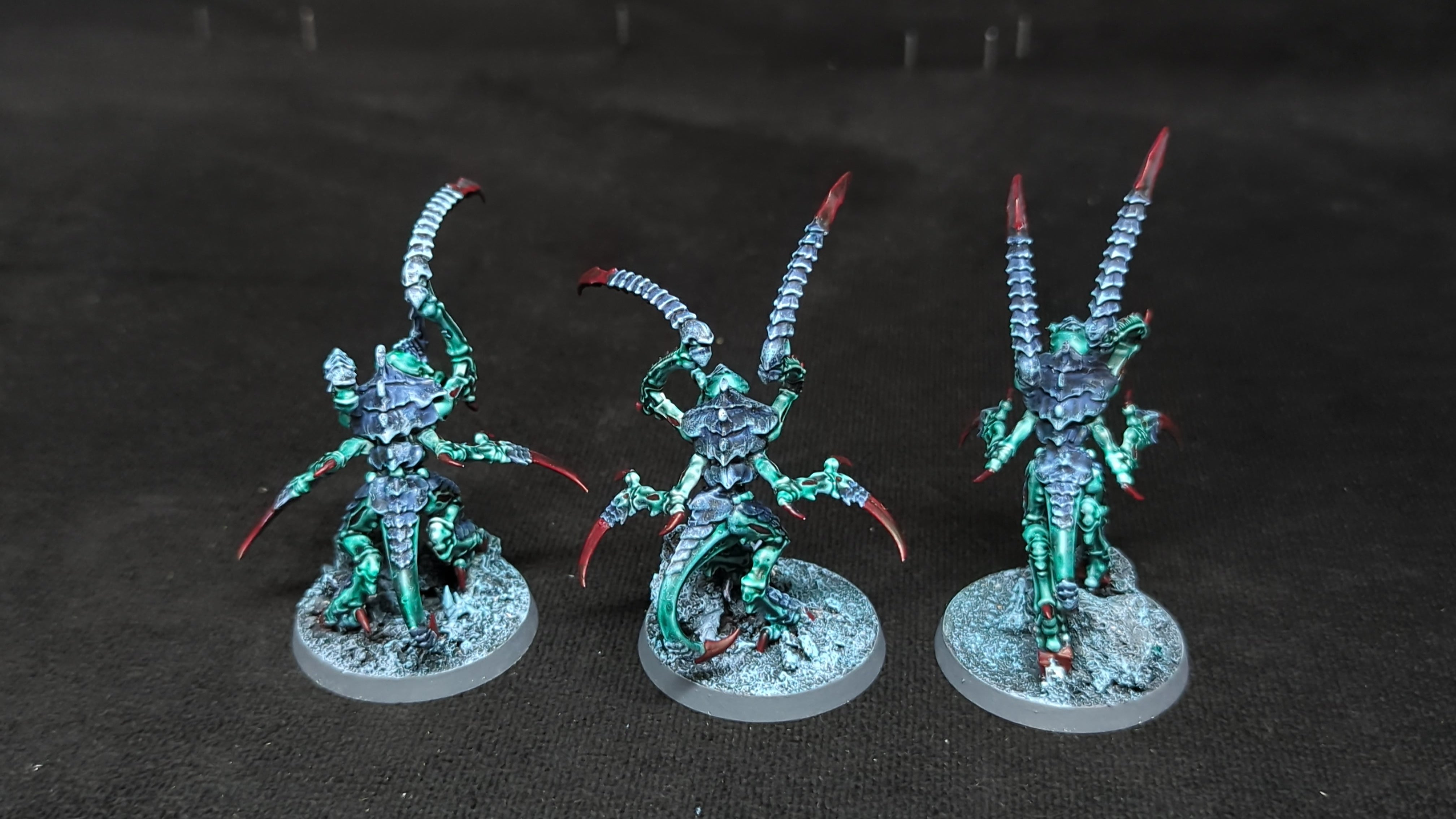 Warhammer 40k Tyranids Von Ryan's Leapers x3 Painted