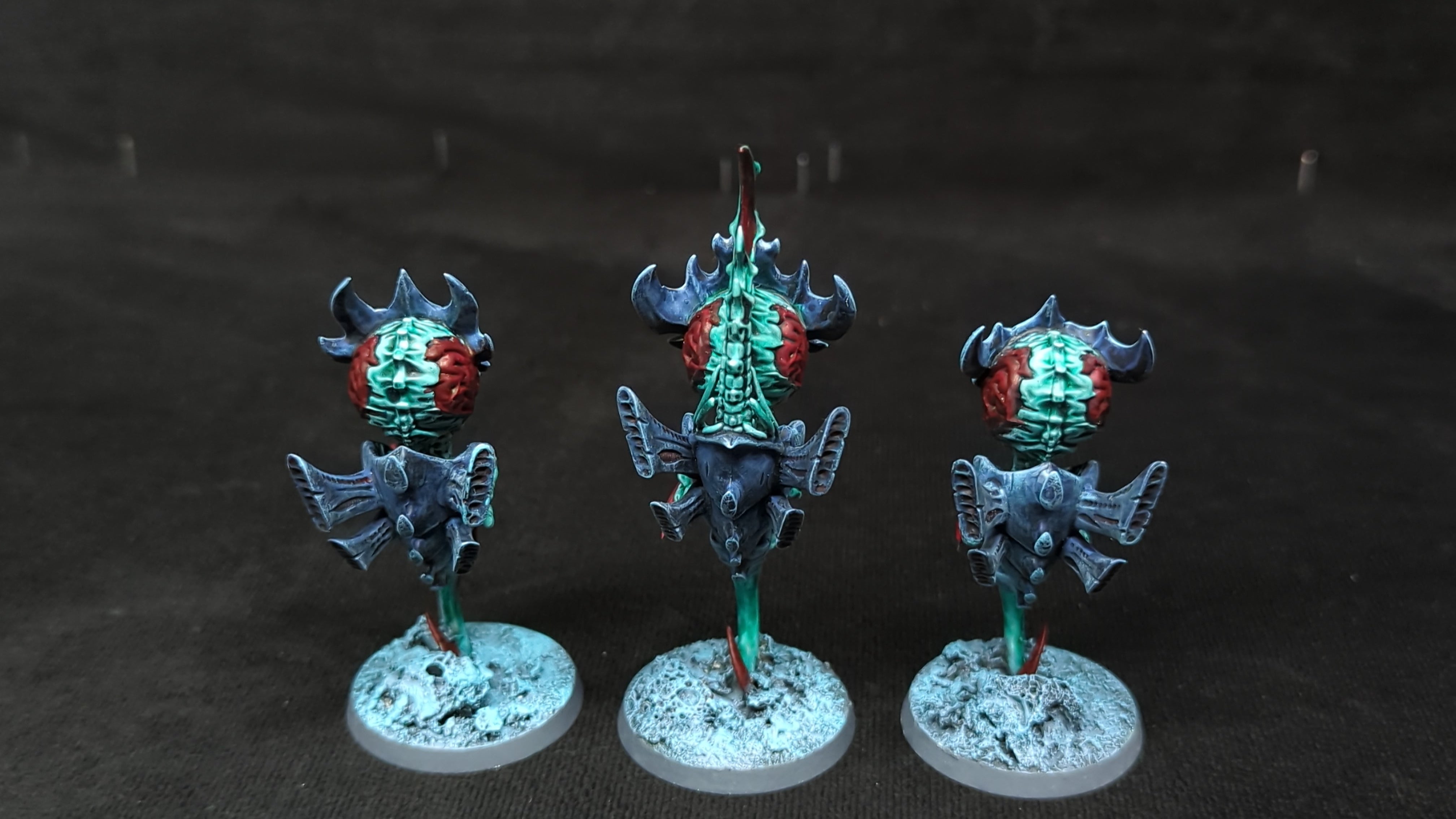 Warhammer 40k Tyranids Zoanthrope x3 Painted