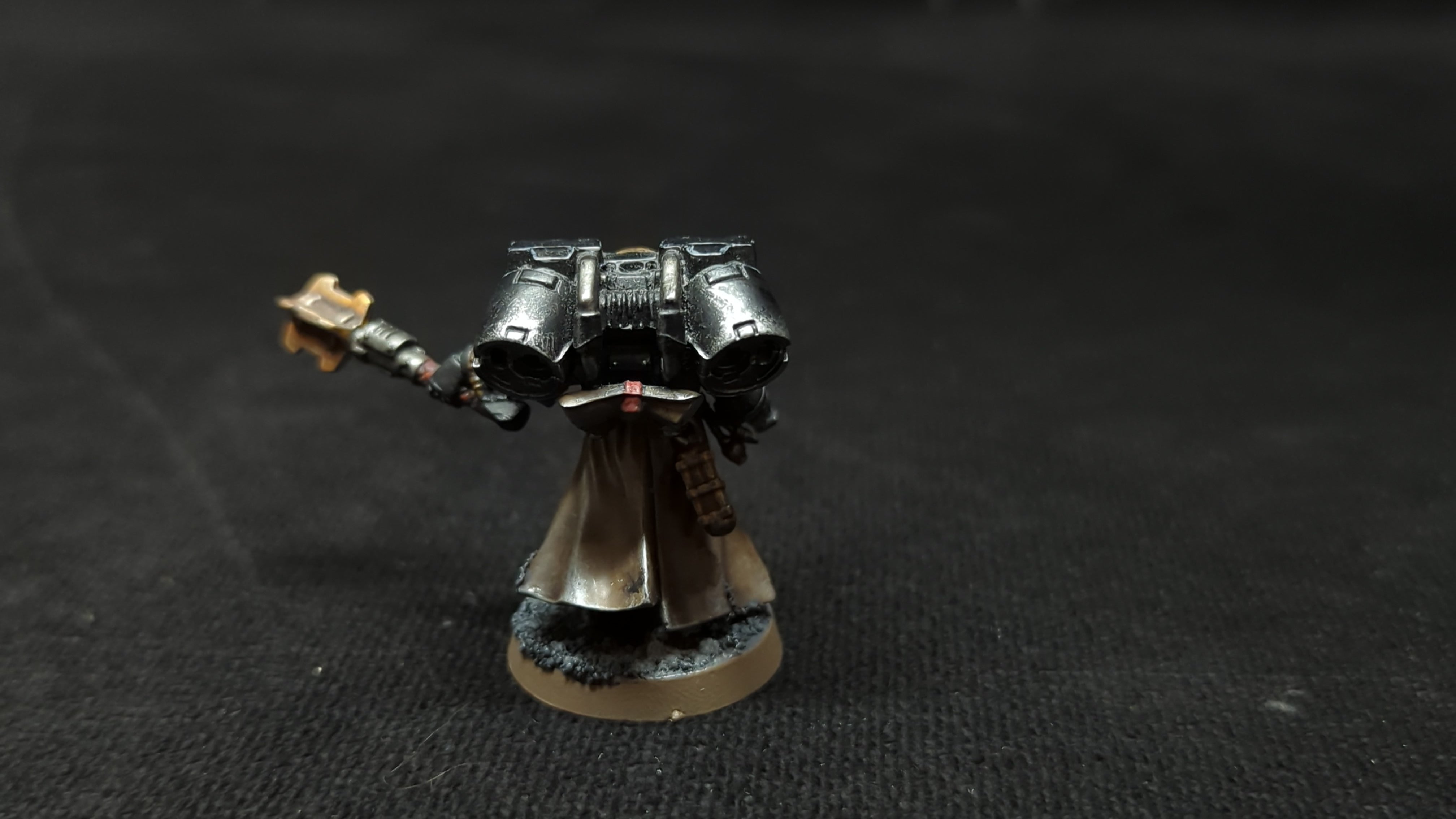 Warhammer 40k Space Marines Chaplain with Jump Pack x1 Painted