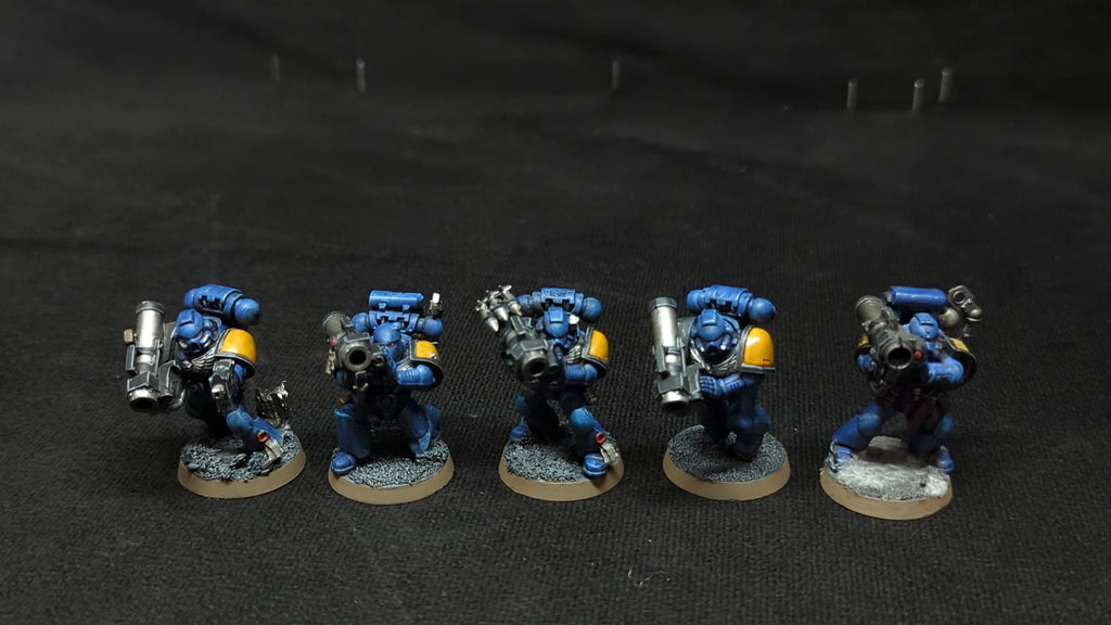 Warhammer 40k Space Marines Devastator Squad x5