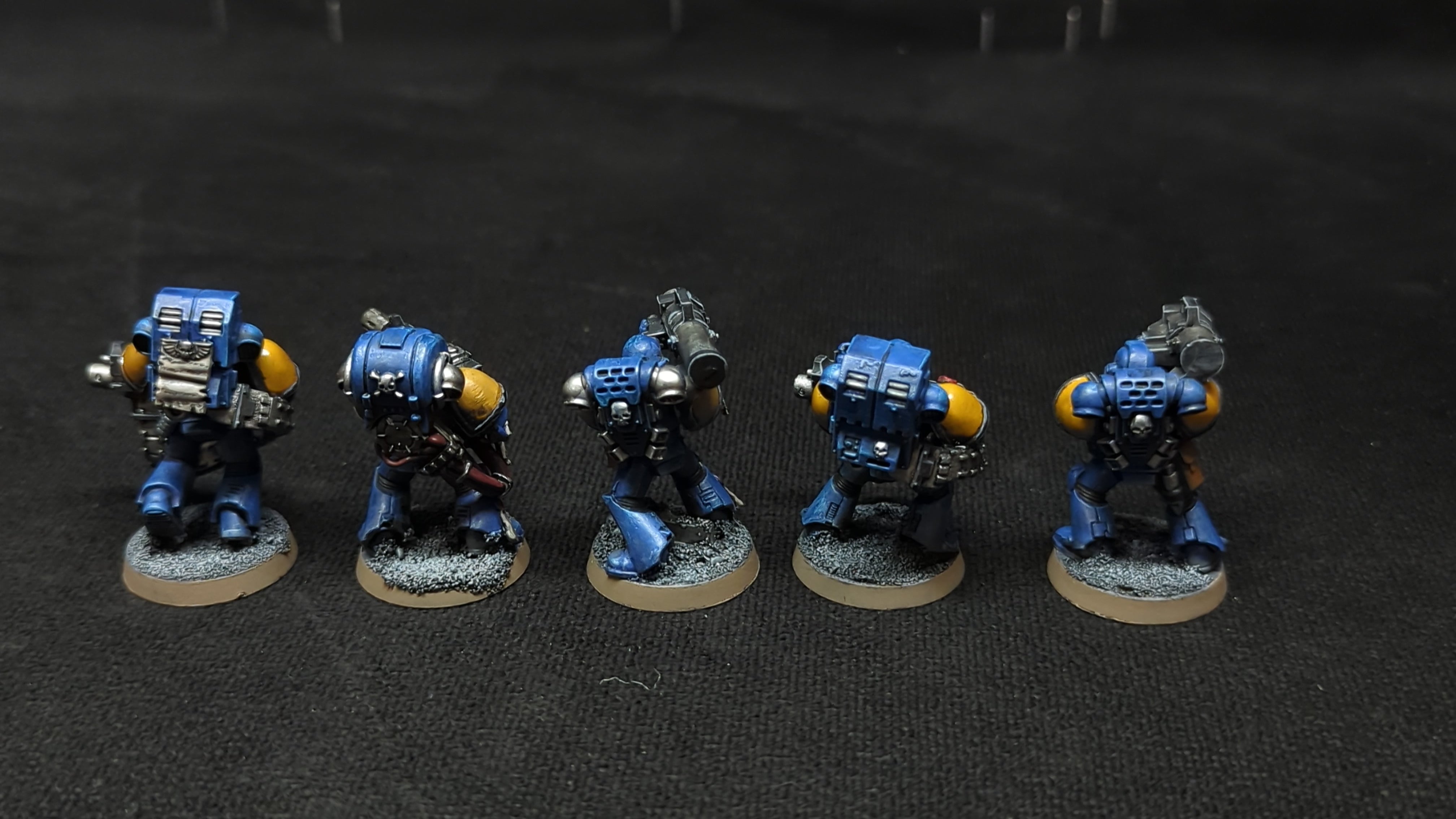 Warhammer 40k Space Marines Devastator Squad x5