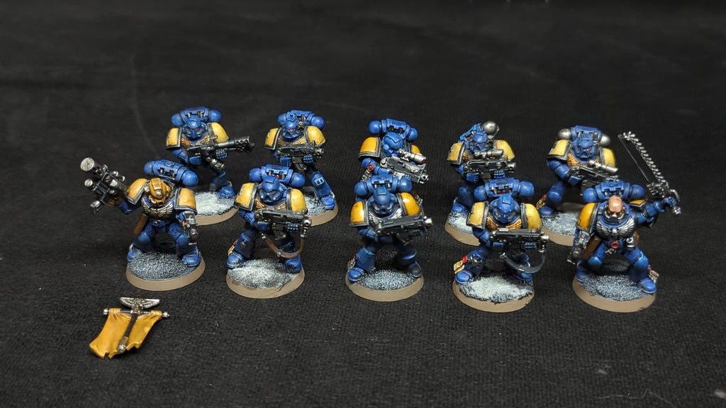 Warhammer 40k Space Marines Tactical Squad x10 Painted