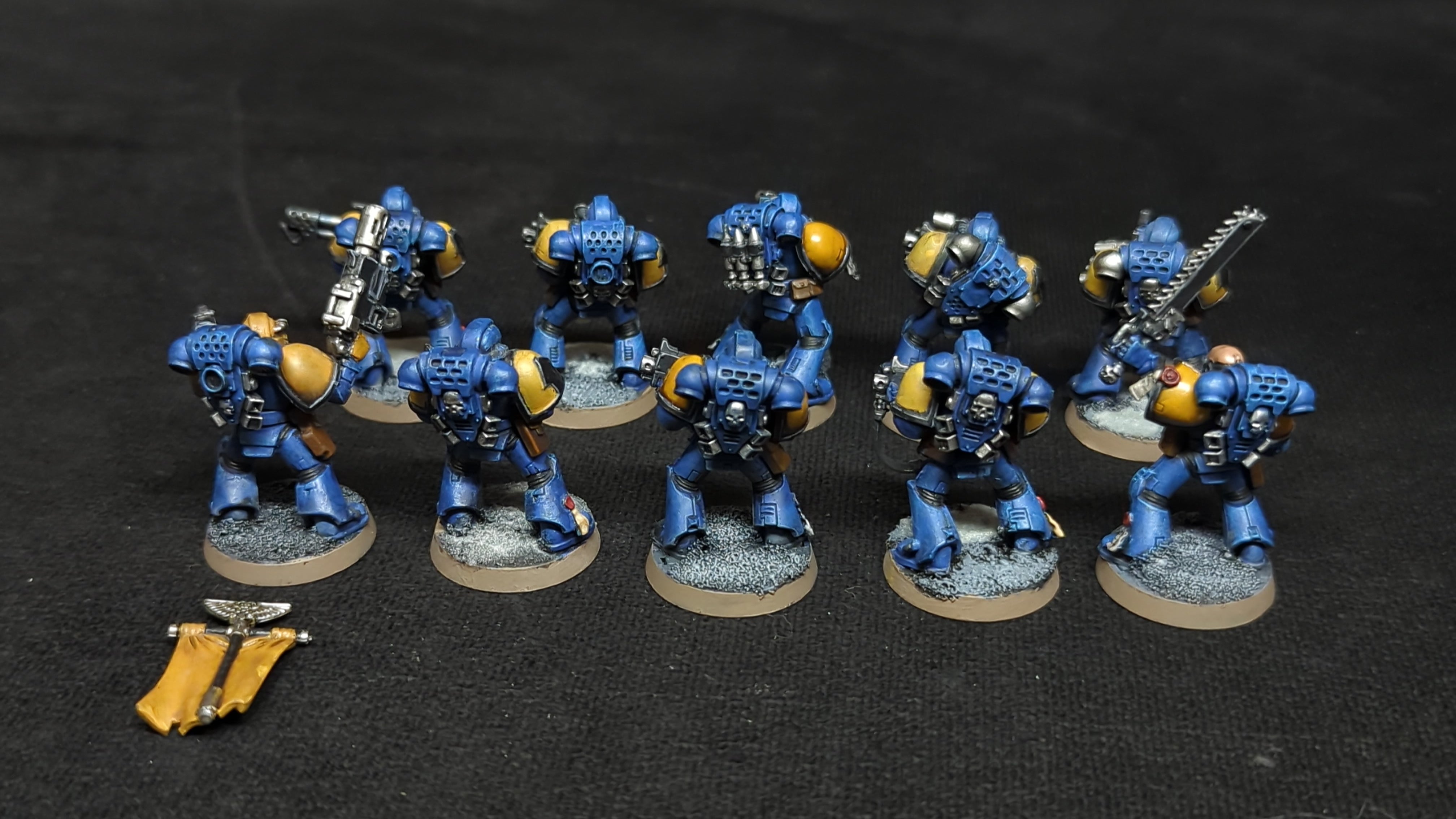 Warhammer 40k Space Marines Tactical Squad x10 Painted