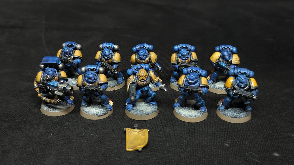 Warhammer 40k Space Marines Tactical Squad x10 Painted