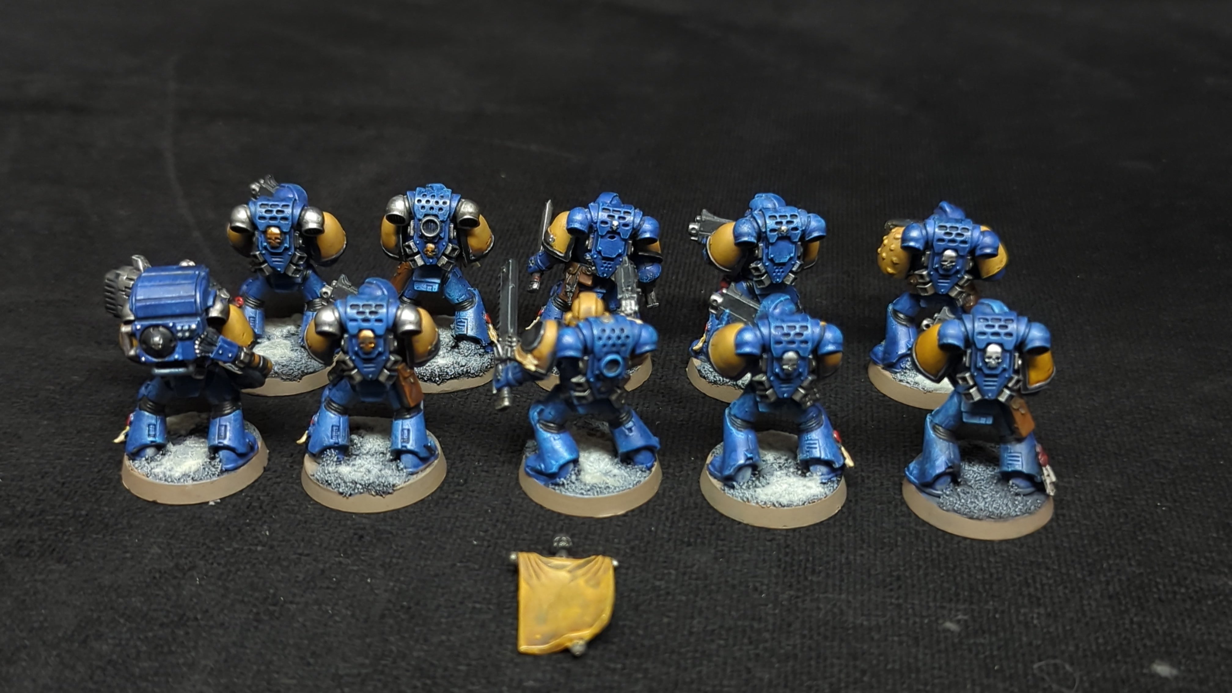 Warhammer 40k Space Marines Tactical Squad x10 Painted