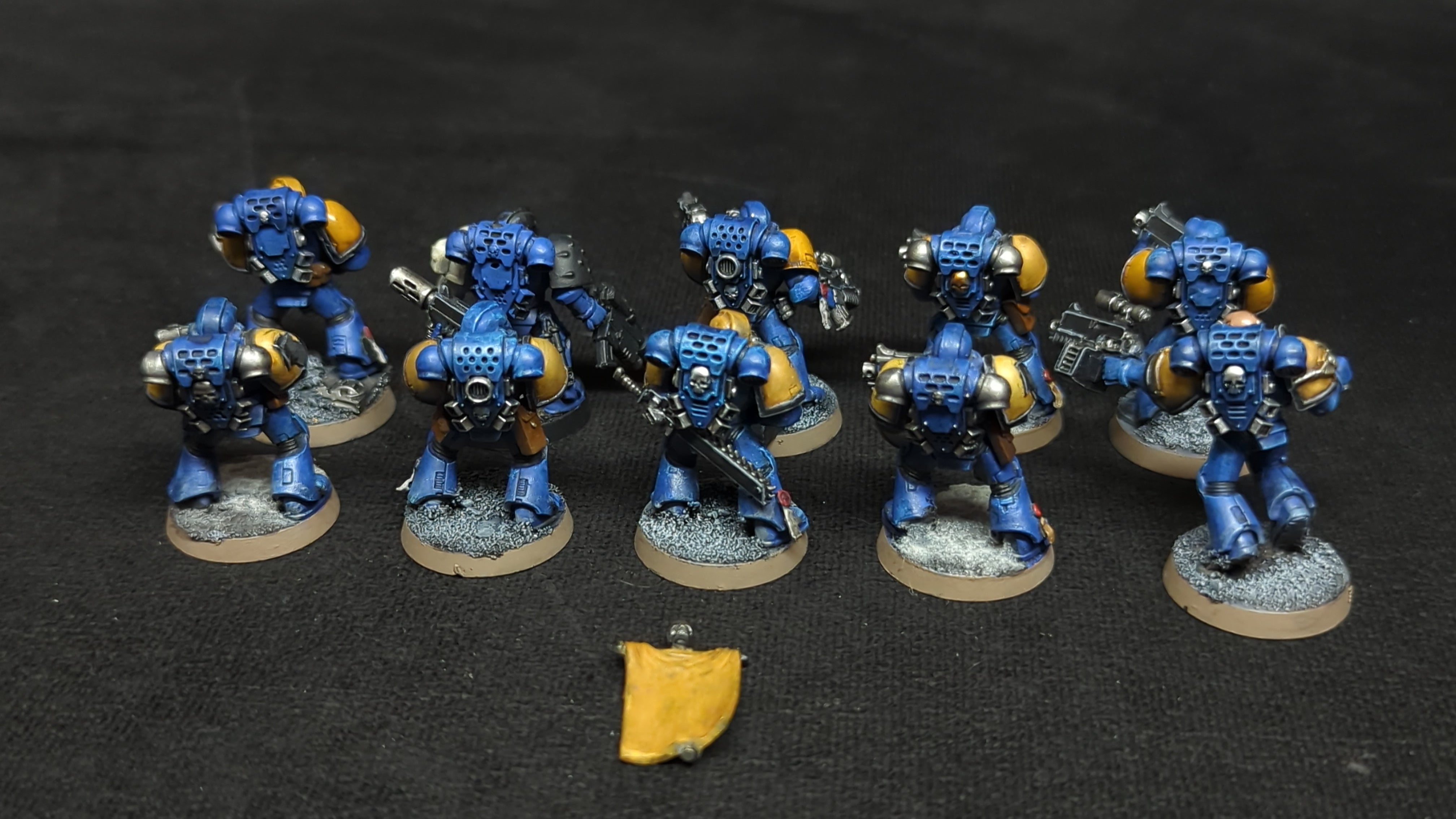 Warhammer 40k Space Marines Tactical Squad x10 Painted