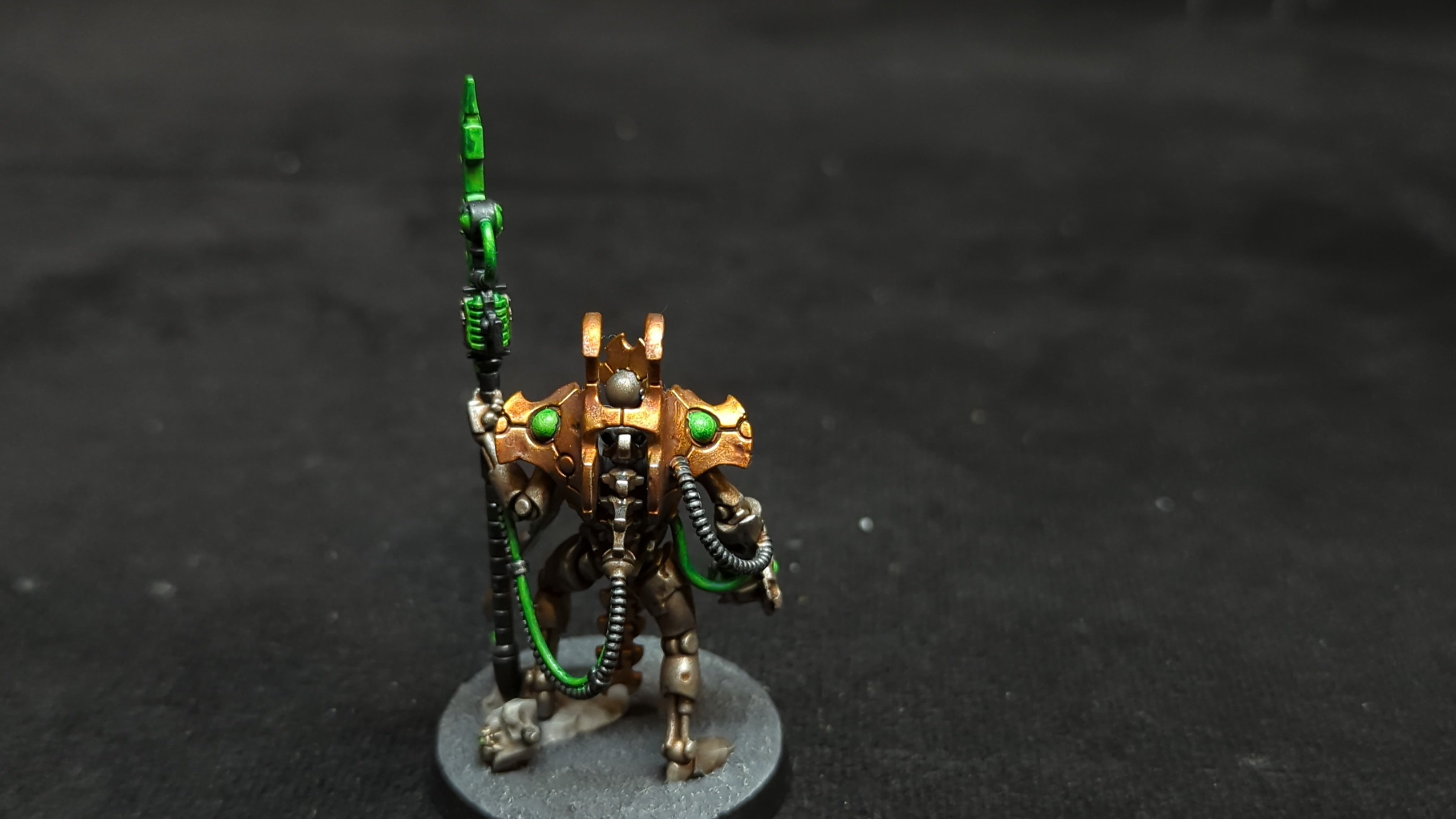 Warhammer 40k Necron Overlord x1 Painted