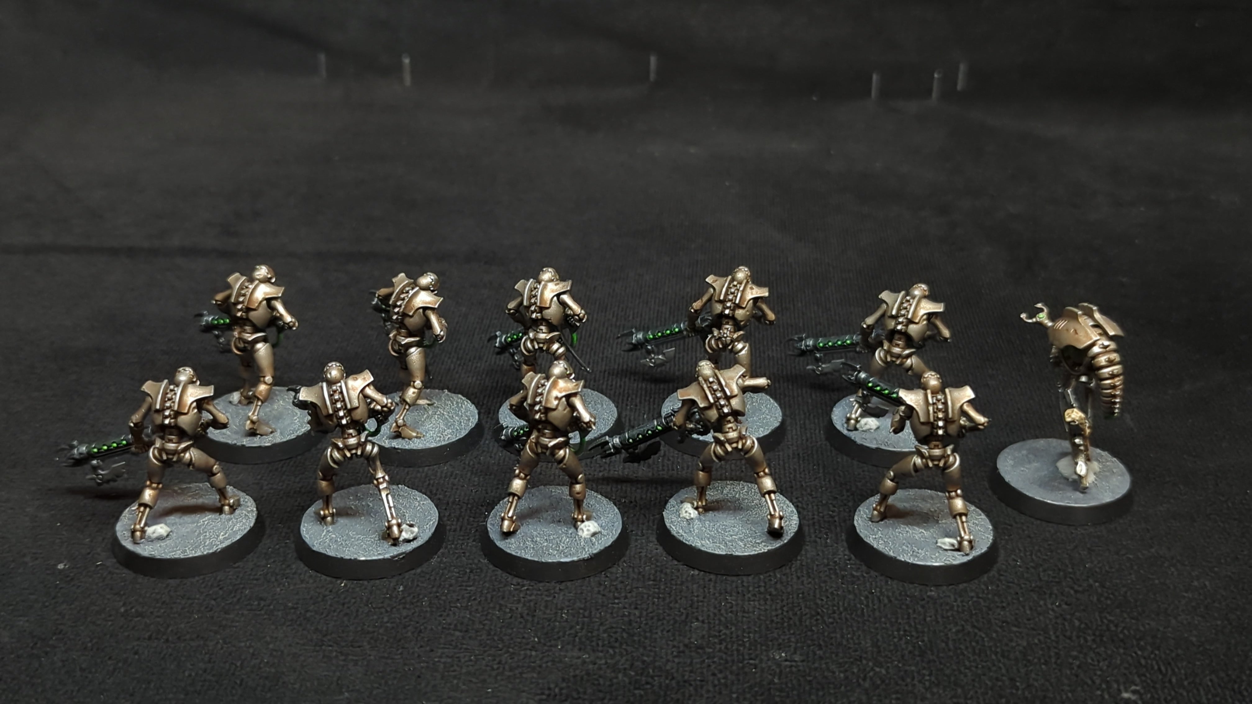 Warhammer 40k Necrons Warriors x10 Painted