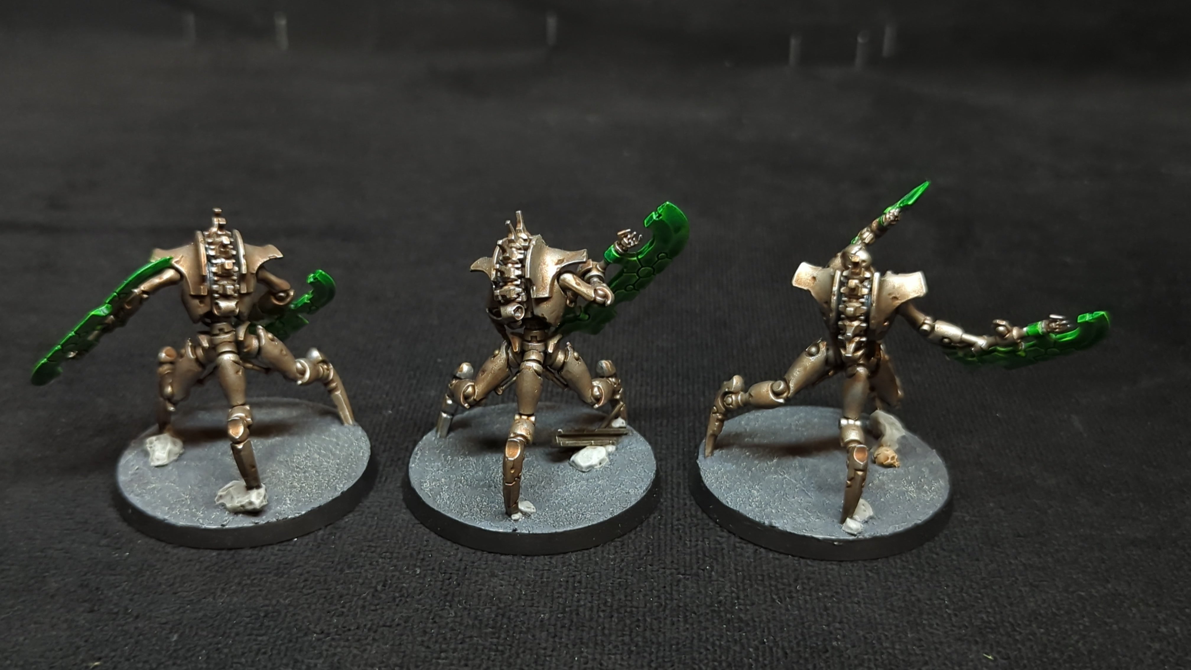 Warhammer 40k Necrons Skorpekh Destroyers x3 Painted