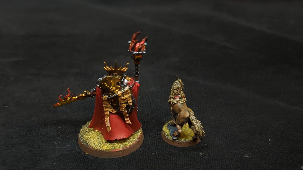 Age of Sigmar Stormcast Eternals Lord-Veritant w / Gryph-Crow x1 Painted