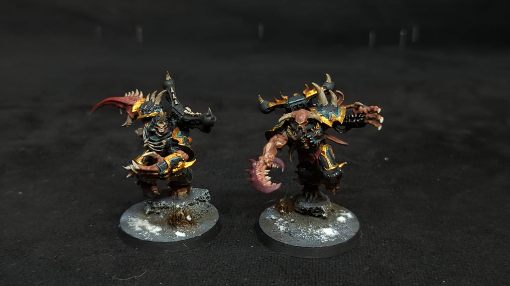 Warhammer 40k Chaos Possessed (Greater) x2 OOP Painted