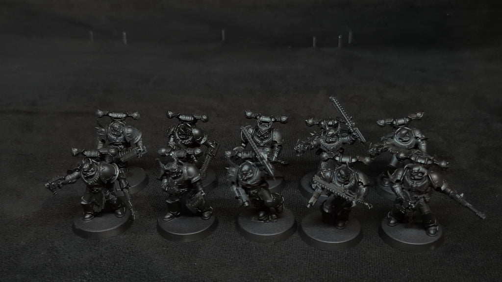 Warhammer 40k Chaos Space Marines Legionaries x10