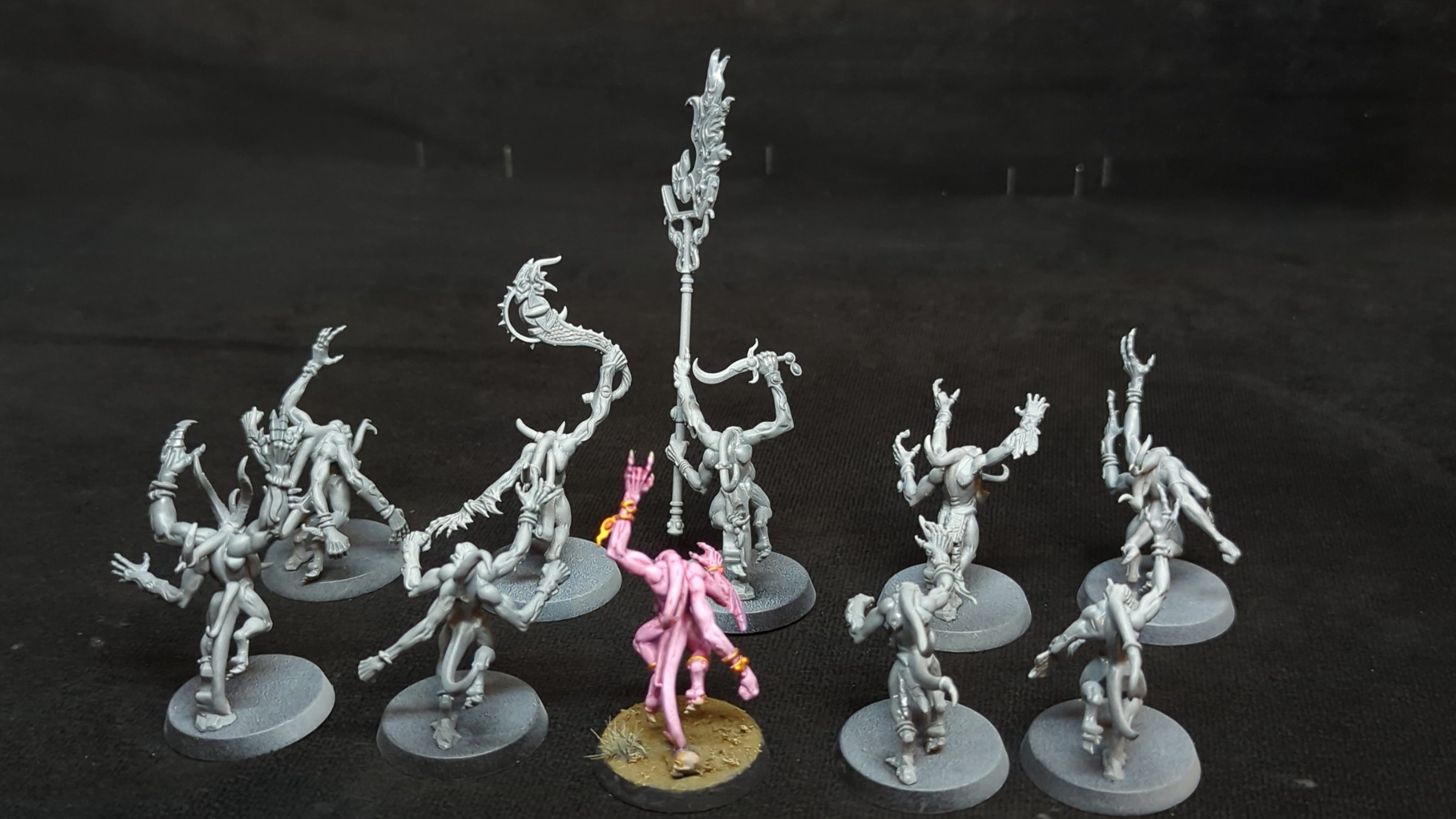 Warhammer 40k Daemons of Tzeentch Pink Horrors of Tzeentch x10