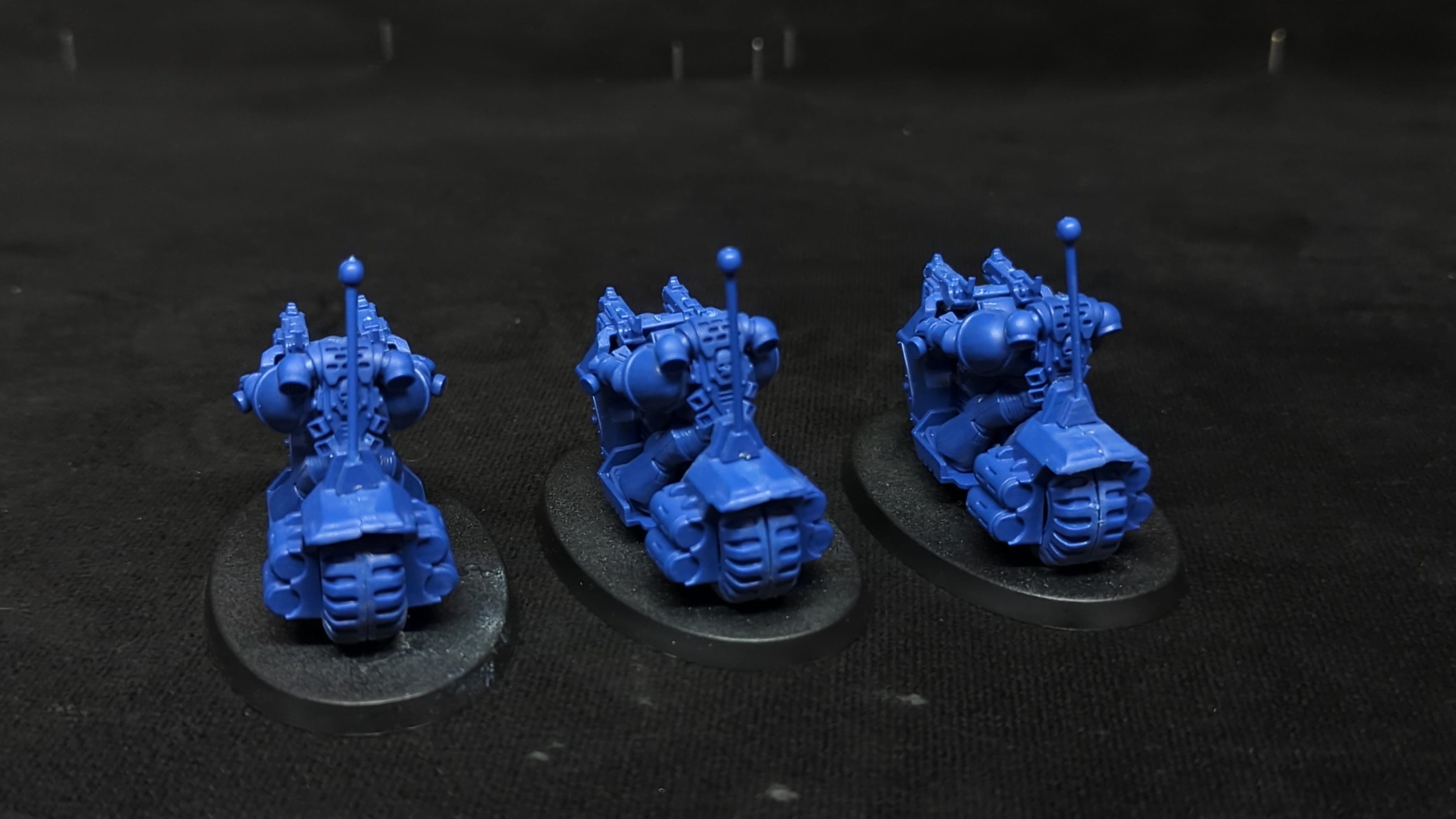 Warhammer 40k Space Marines Bike Squad x3