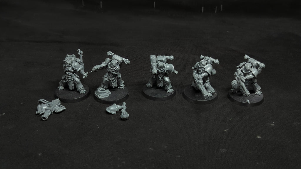 Warhammer 40k Chaos Space Marines Havocs x5