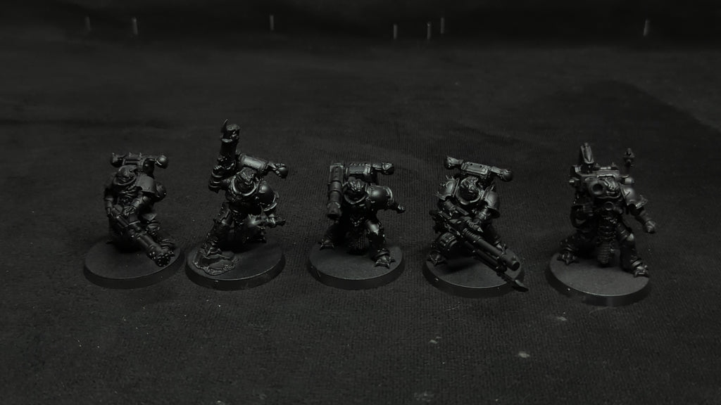 Warhammer 40k Chaos Space Marines Legionaries x4