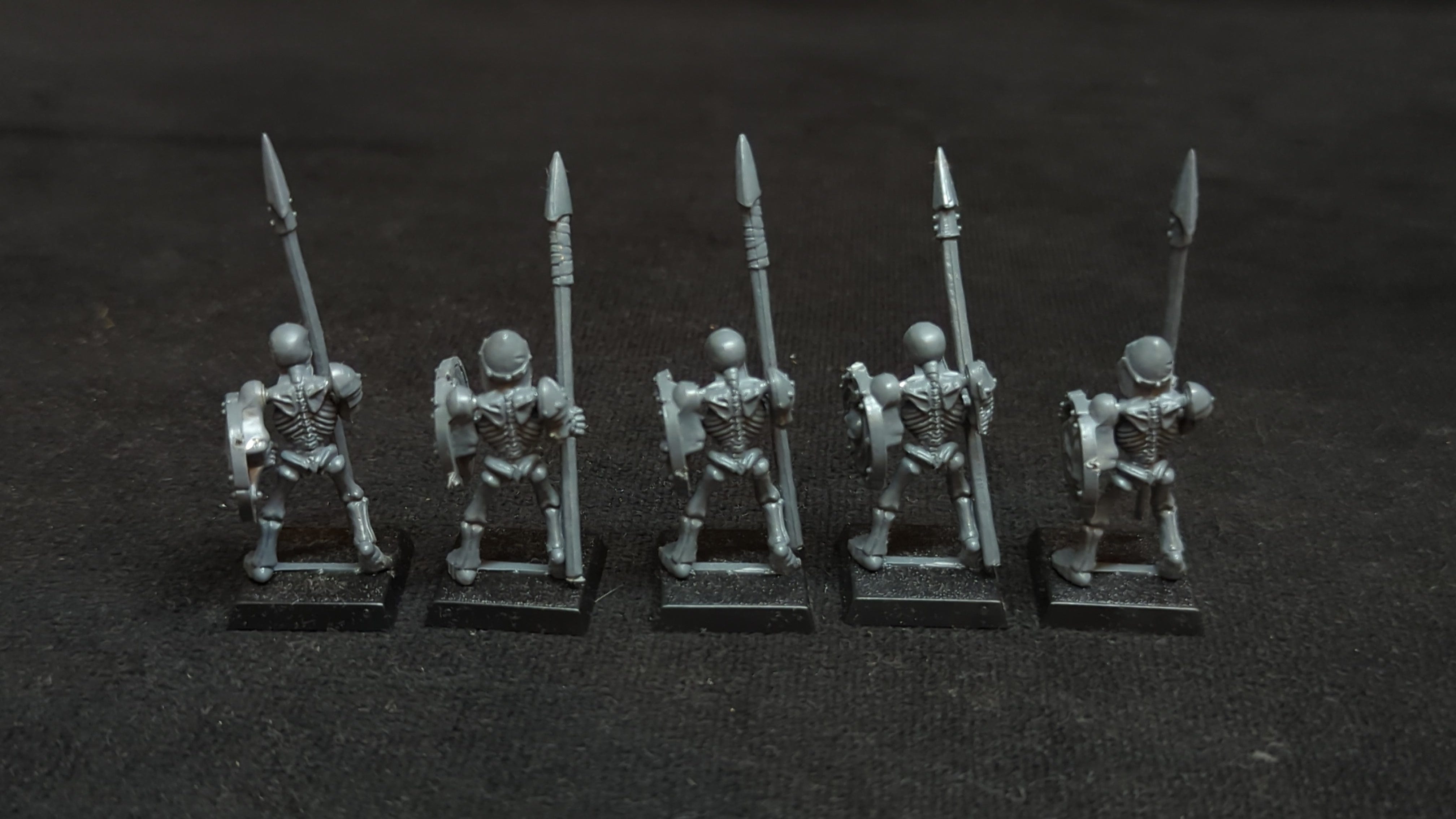 The Old World The Old World Vampire counts Skeleton Spearmen x5