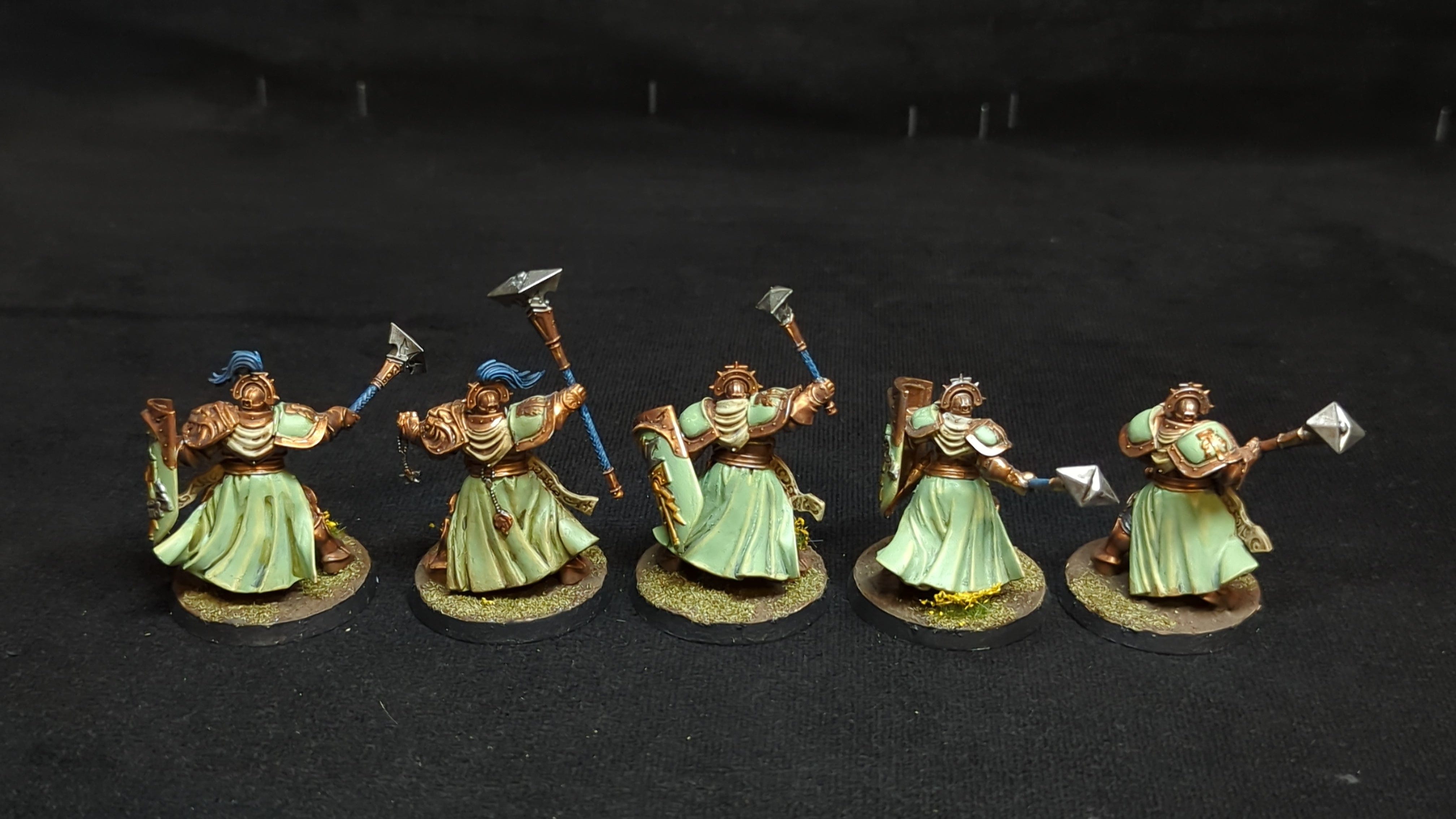 Age of Sigmar Stormcast Eternals Sequitors x5 Painted
