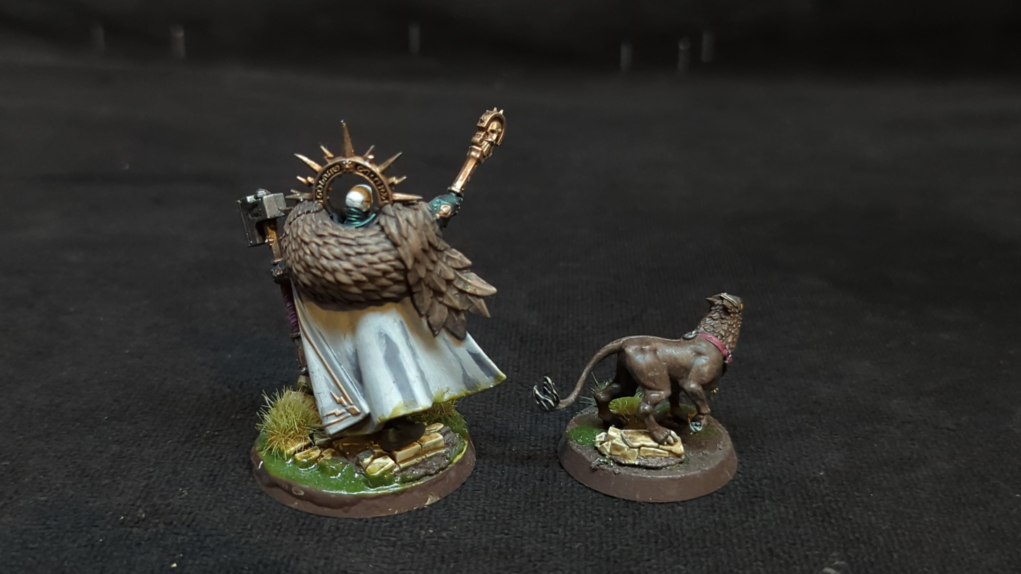 Age of Sigmar Stormcast Eternals Lord Imperatant with Gryph-Hound x1 Painted