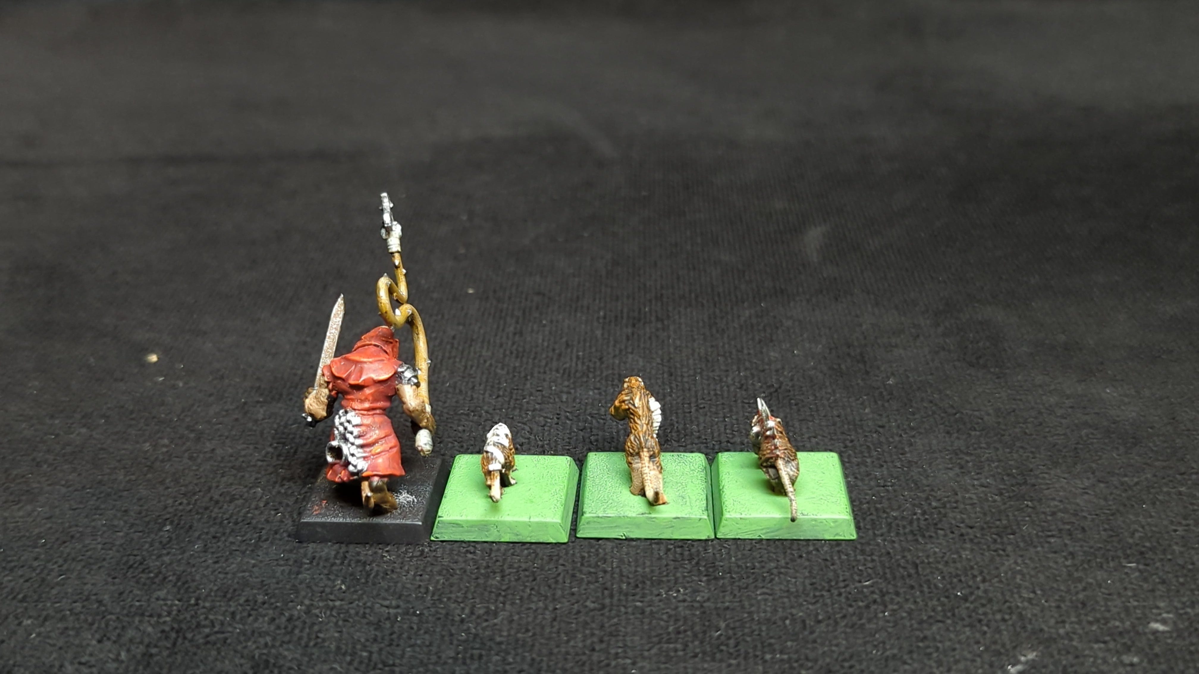 Age of Sigmar Skaven Rat Ogors, Giant Rats and Packmasters x3