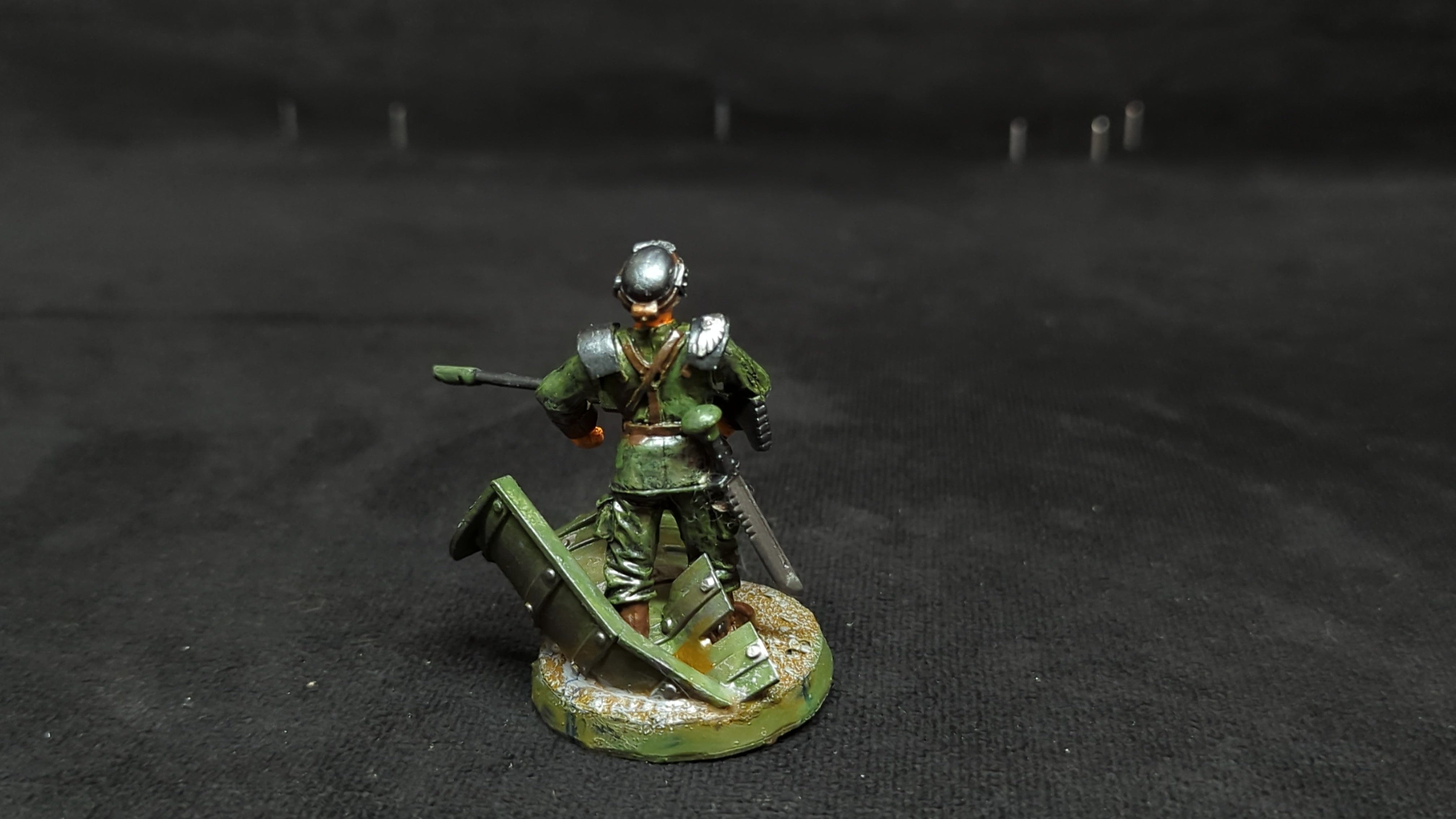 Warhammer Inquisitor Warhammer Insquisitor Sergeant Dorian Black x1 OOP Painted