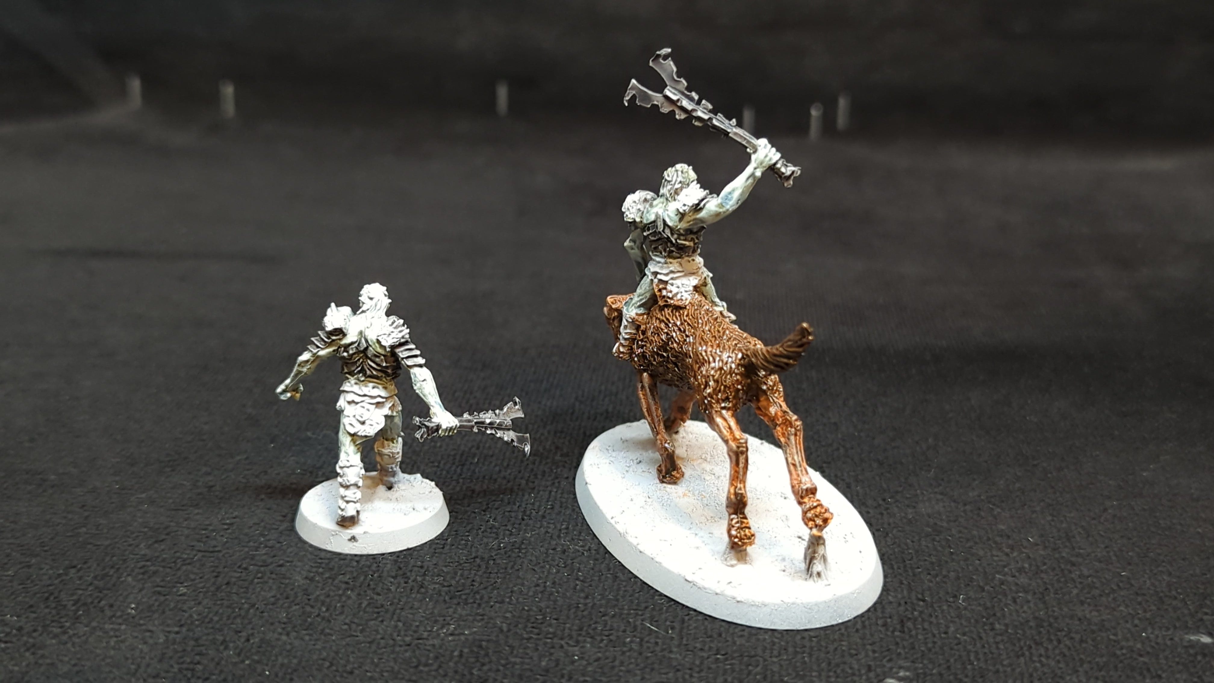 Lord of the Rings Middle-Earth Bolg on foot and mounted x2