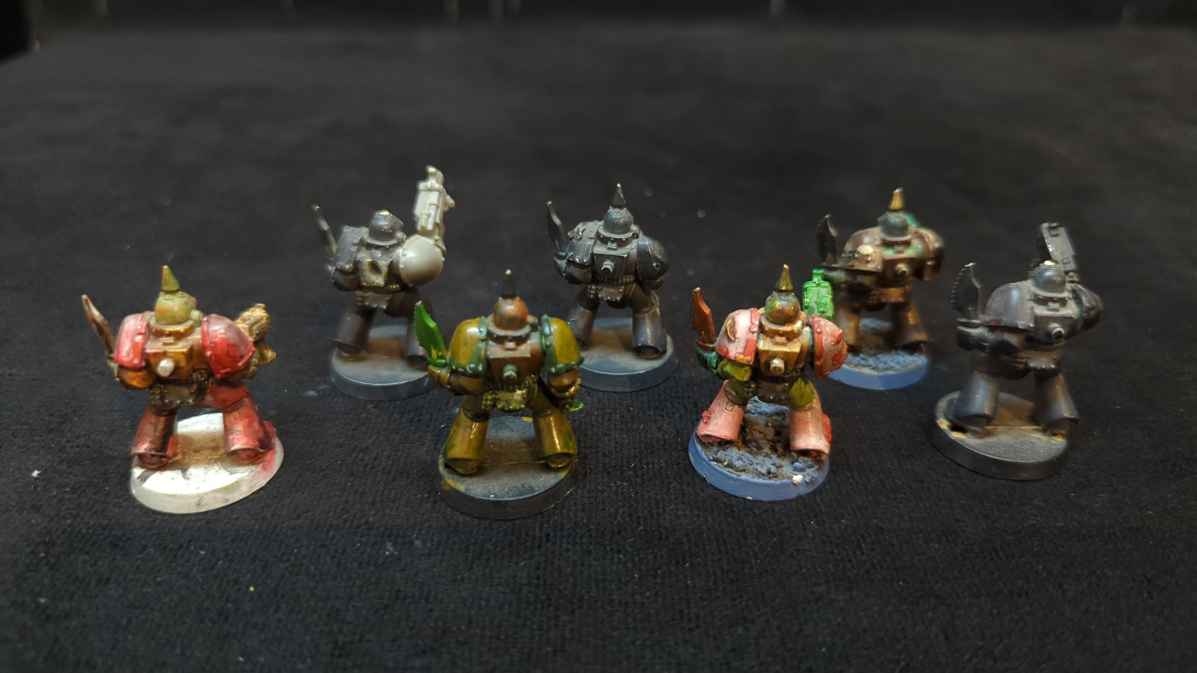 Warhammer 40k Plague Marines (Rogue Trader) x7