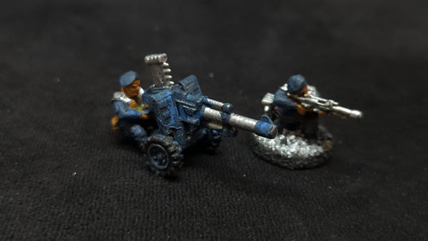 Warhammer 40k Astra Militarum Beret Sormtroopers Autocannon x2 OOP Painted