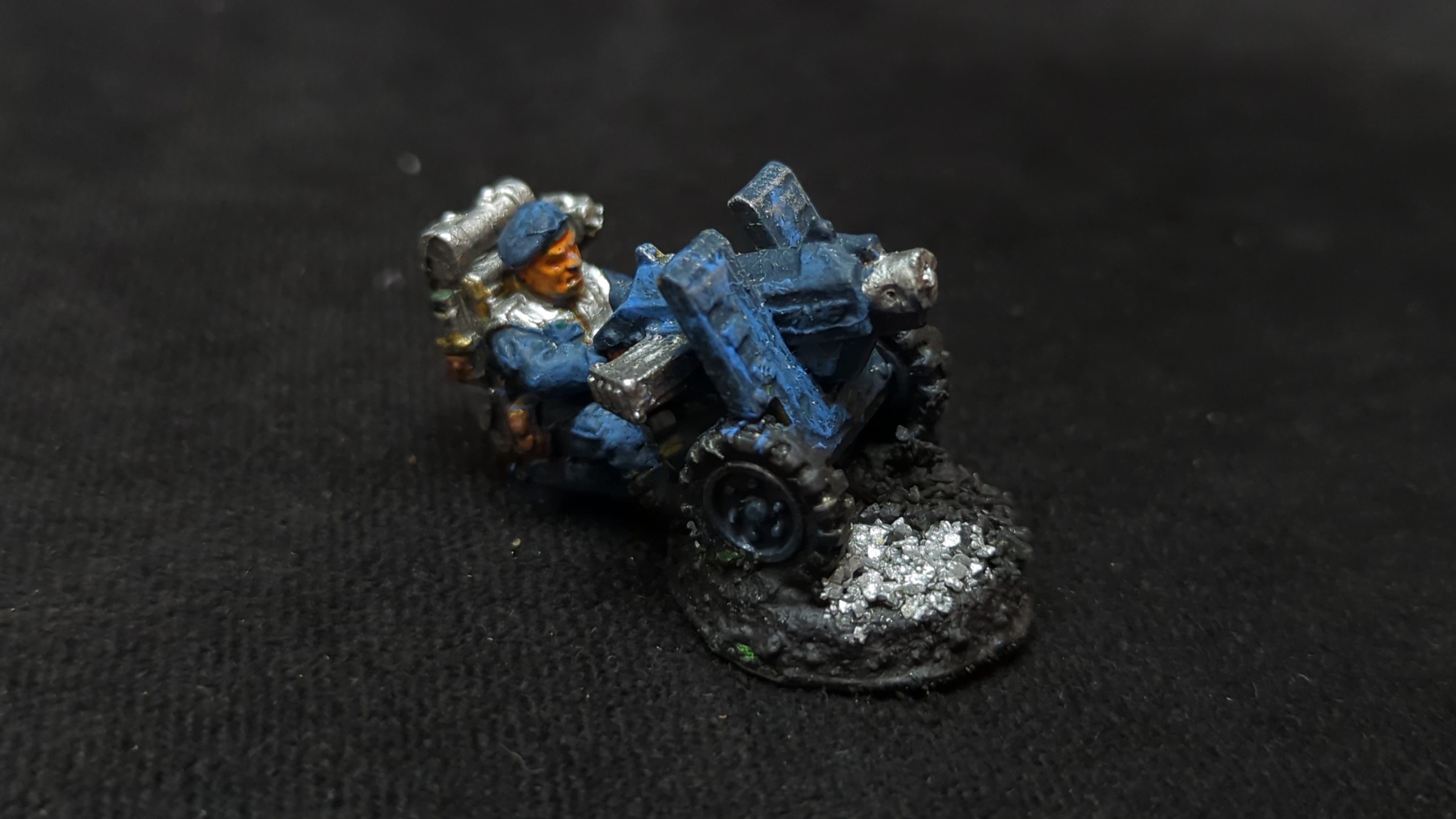 Warhammer 40k Astra Militarum Beret Sormtroopers Autocannon x2 OOP Painted