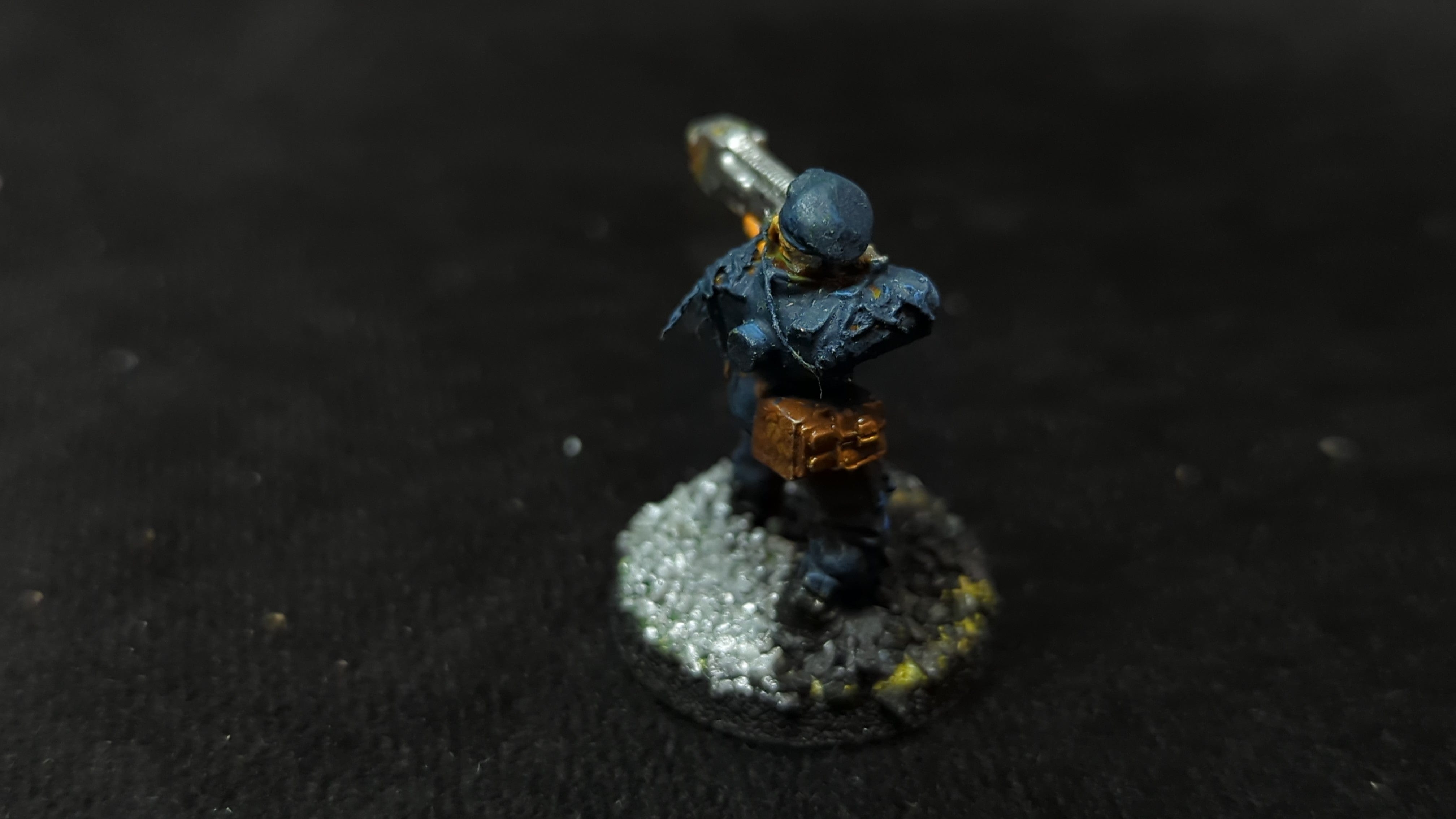 Warhammer 40k Astra Militarum Beret Stormtrooper with Plasma x1 OOP Painted