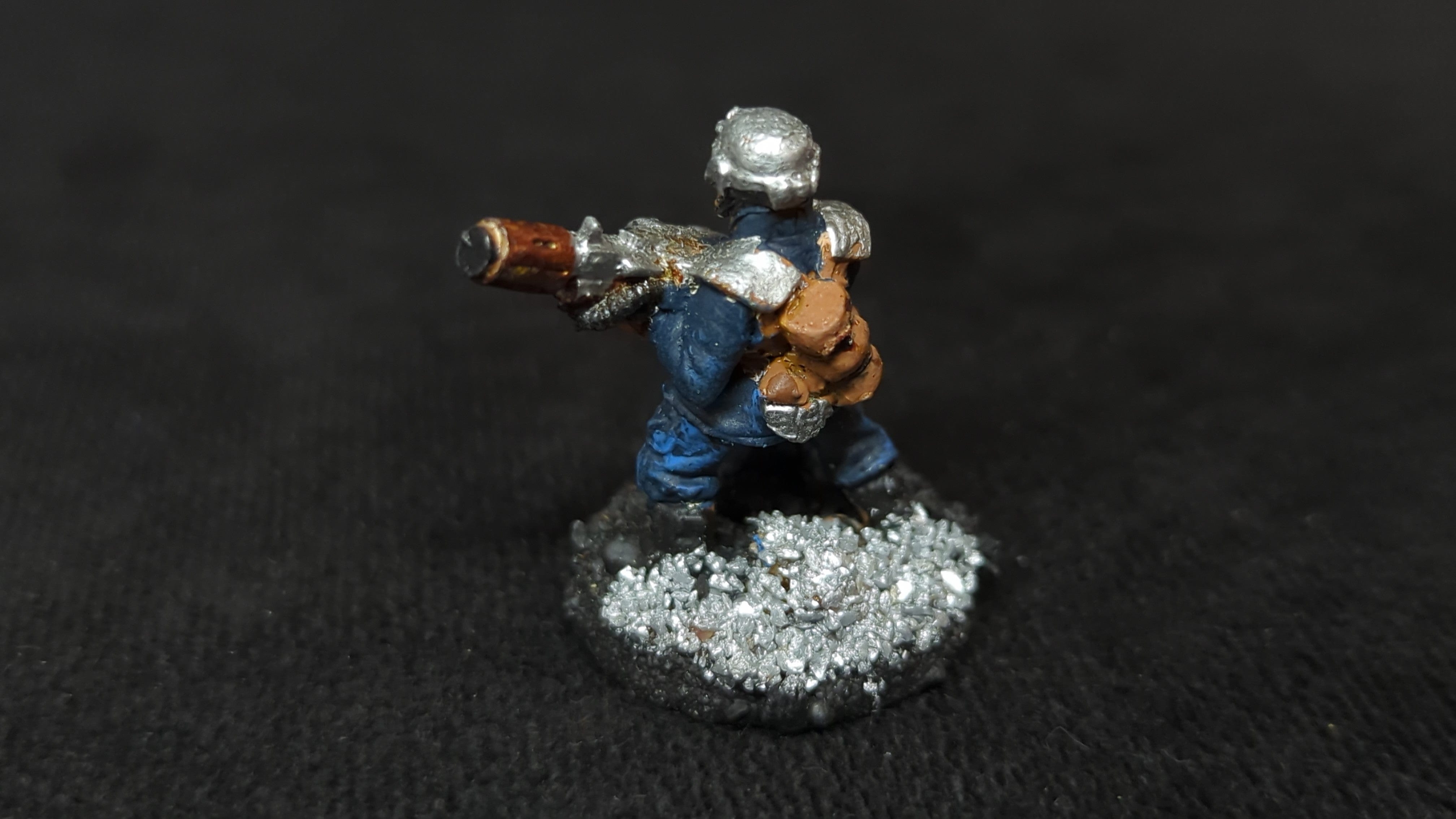 Warhammer 40k Astra Militarum Cadian Shock Troop with Melta Gun x1 OOP Painted