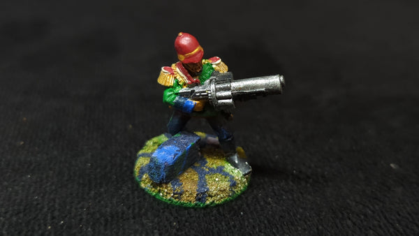 Warhammer 40k Astra Militarum Paetorian Guard with Grenade Launcher x1 OOP Painted