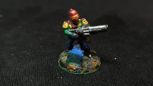 Warhammer 40k Astra Militarum Paetorian Guard with Grenade Launcher x1 OOP Painted