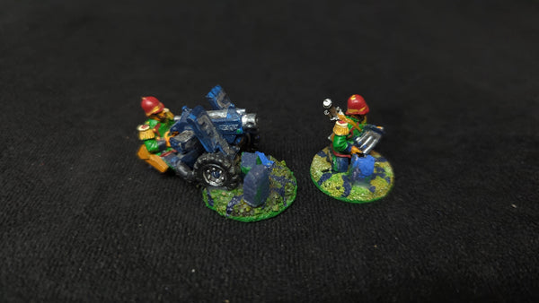 Warhammer 40k Astra Militarum Praetorian Heavy Bolter x2 OOP Painted